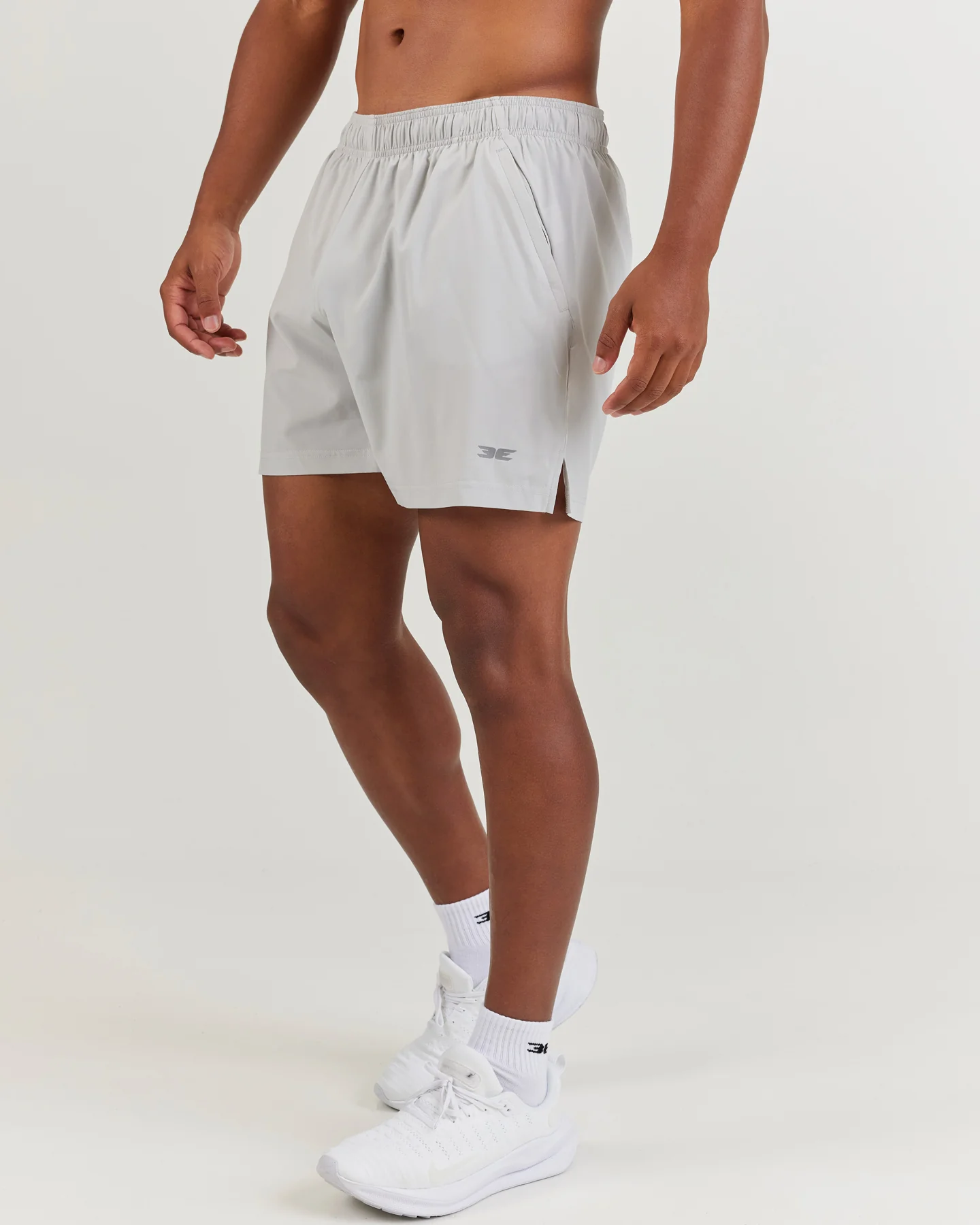 5" Elite Aero Shorts - Light Grey