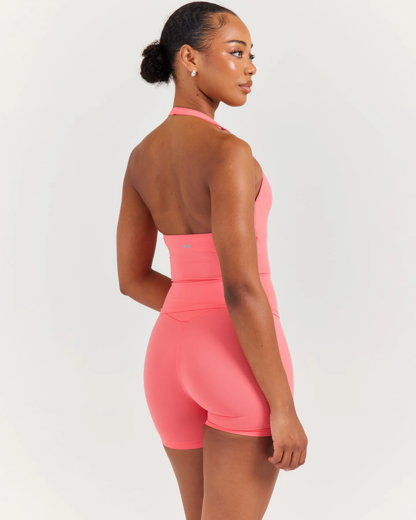 Airey Halter Tank - Pink Papaya - Image 2