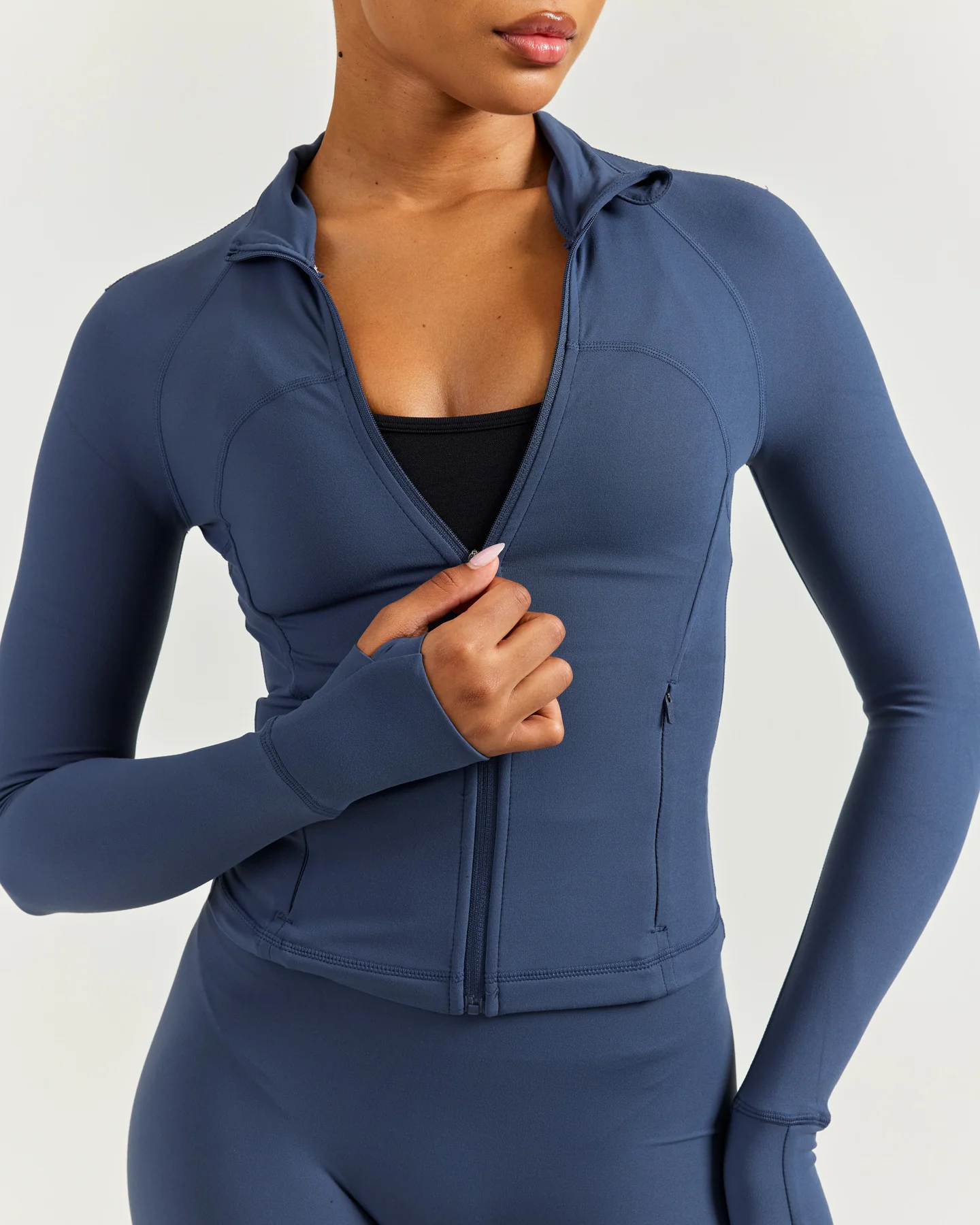 Airey Jacket - Mid Blue - Image 4