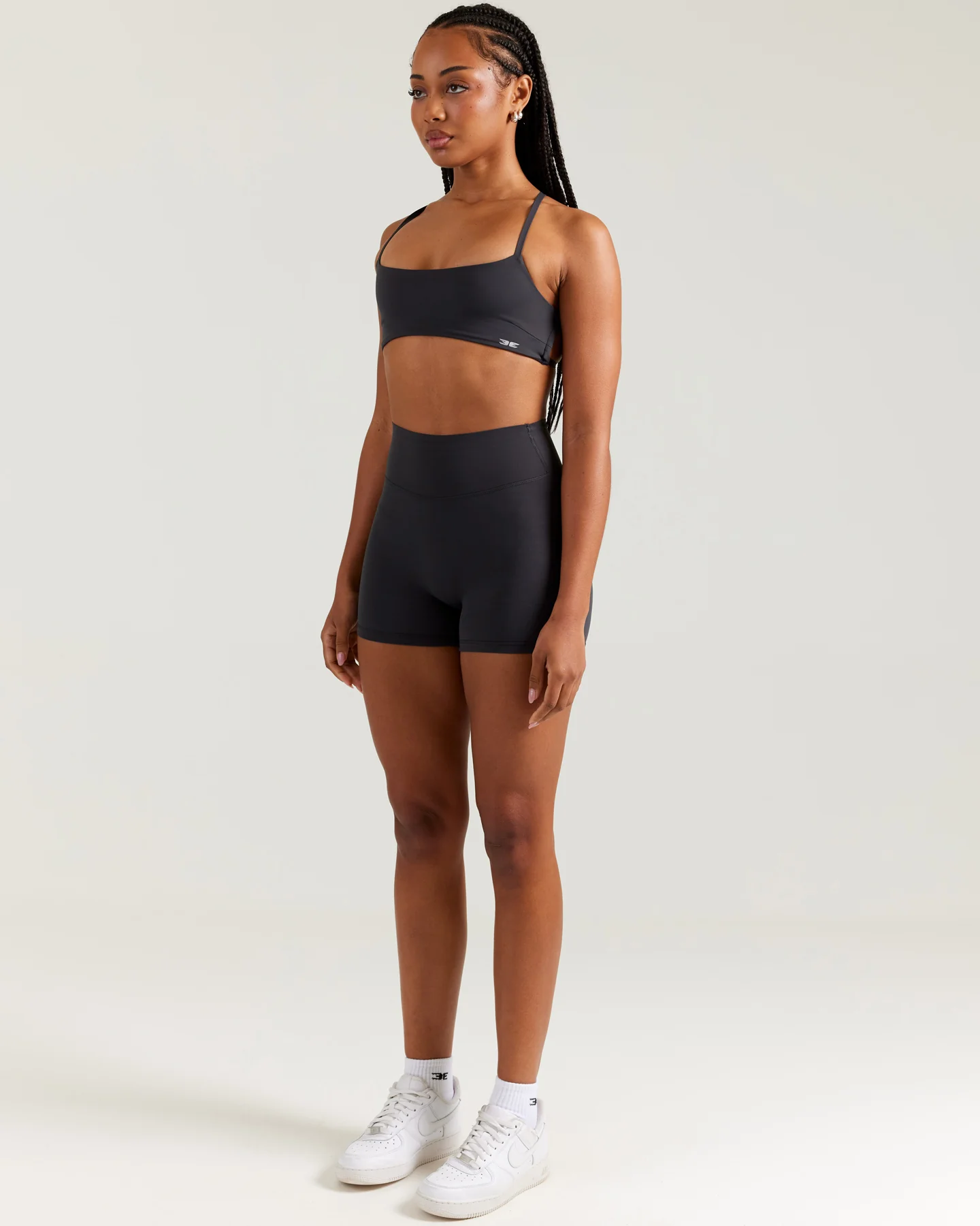 Airey Mini Shorts - Charcoal - Image 5