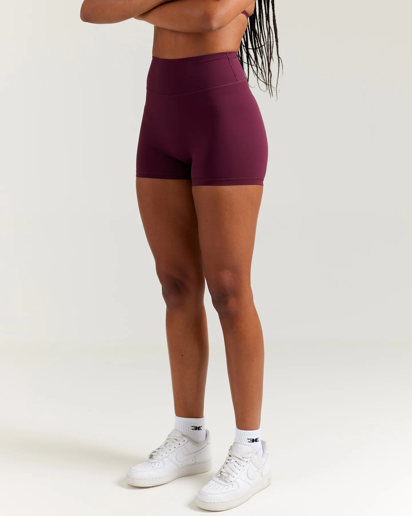 Airey Mini Shorts - Cherry Cola - Image 3