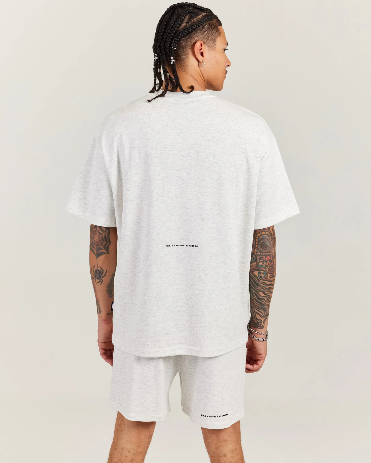 Arc Oversize Men's Tee - Polar Grey - Image 2