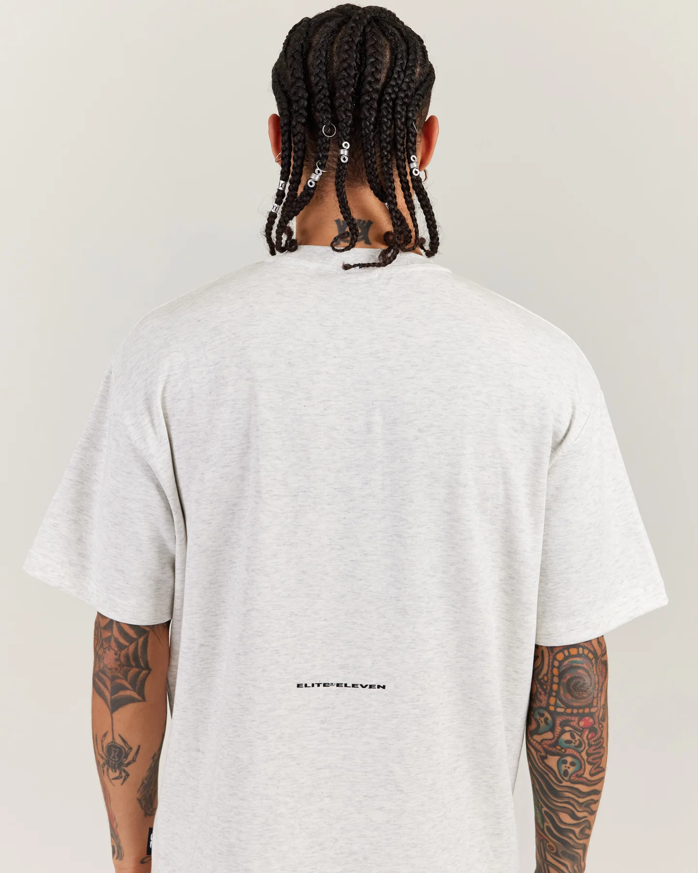Arc Oversize Men's Tee - Polar Grey - Image 4