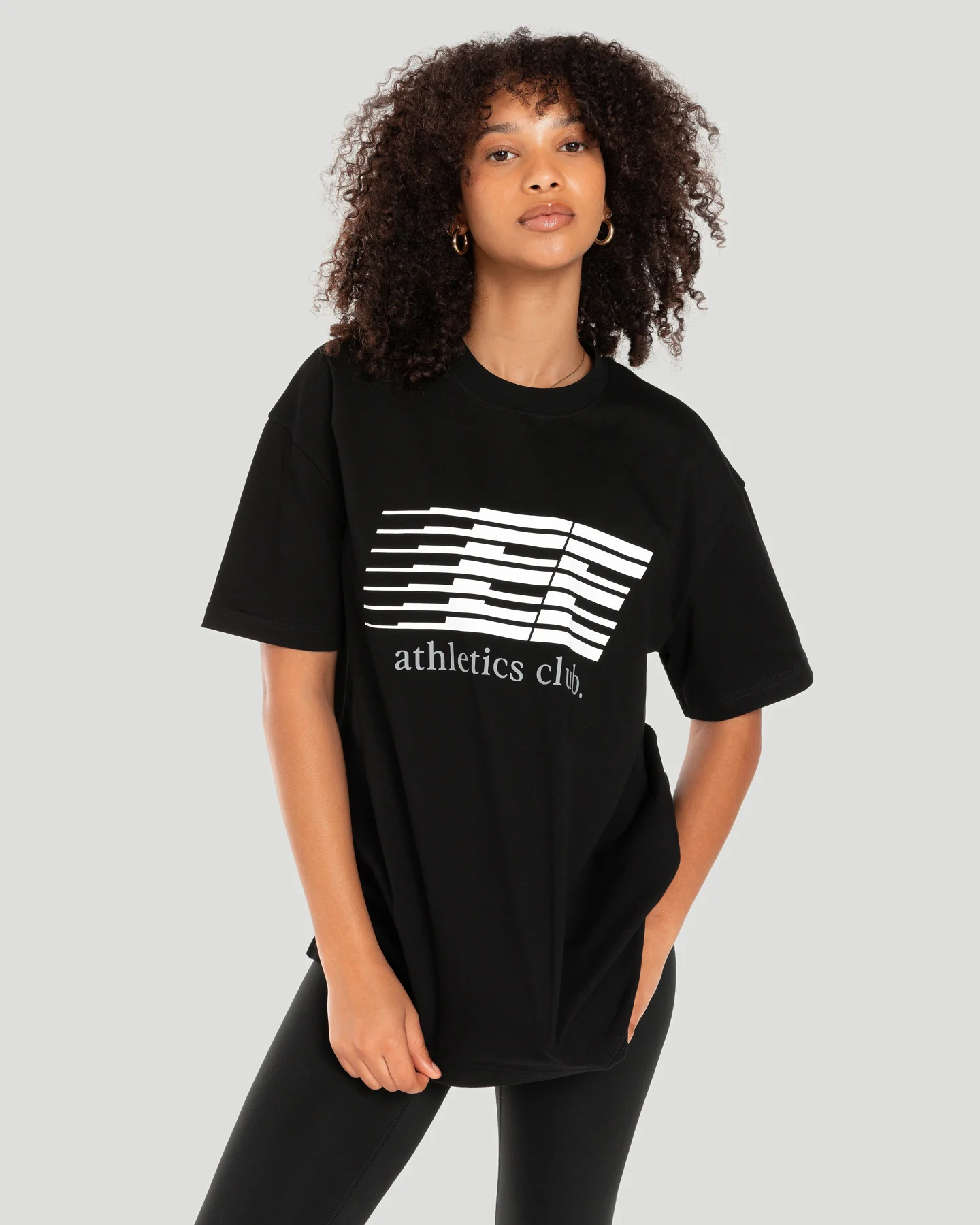 Athletics Club Tee - Black - Image 2