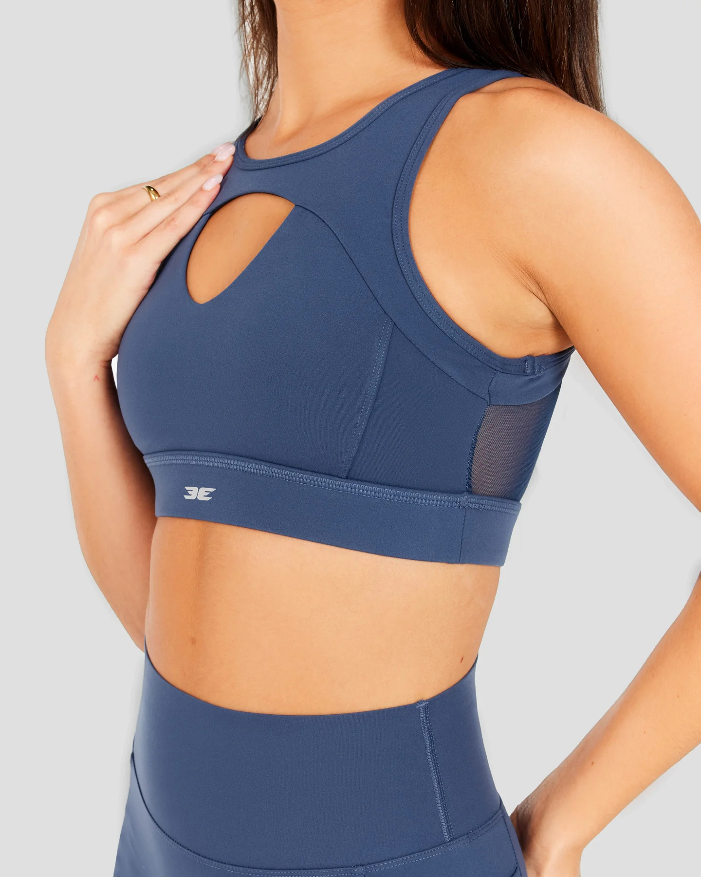 Aura Crest Bra - Soft Navy - Image 6