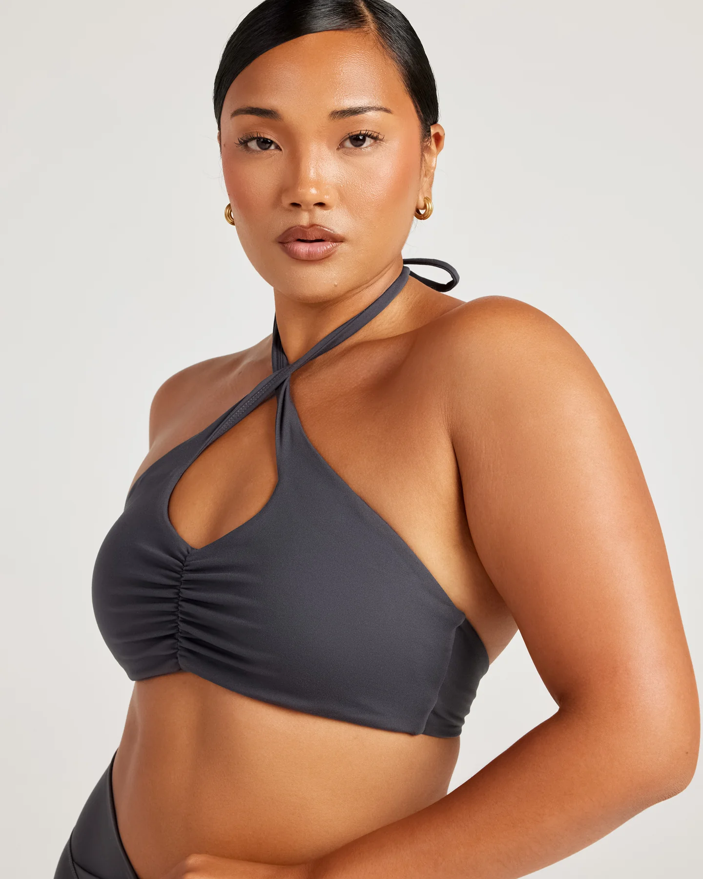 Aura Halo Bra - Charcoal - Image 4