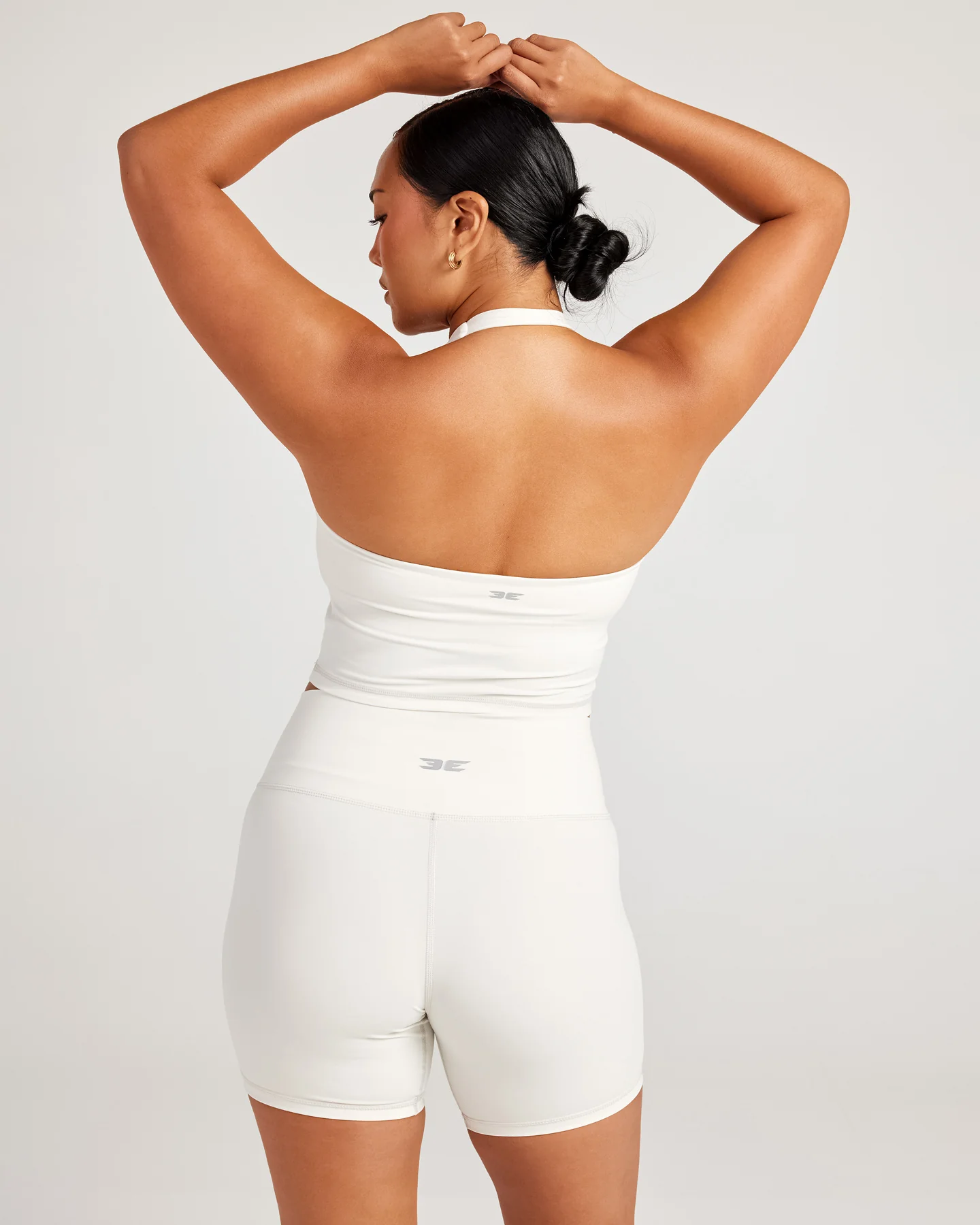 Aura Halter Tank - Vanilla Latte - Image 2