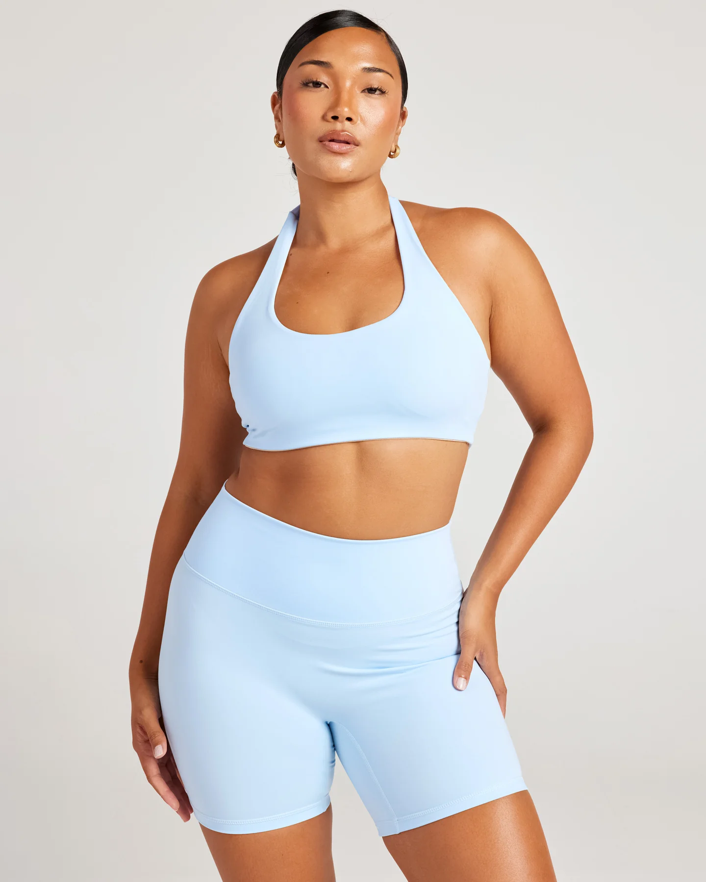 Aura Halter V2 Bra - Blue - Image 3