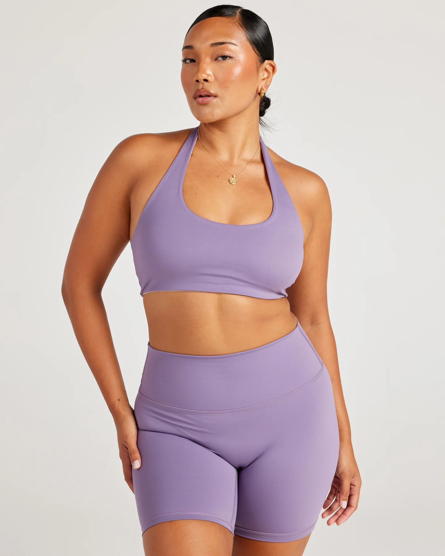 Aura Halter V2 Bra - Grape - Image 3
