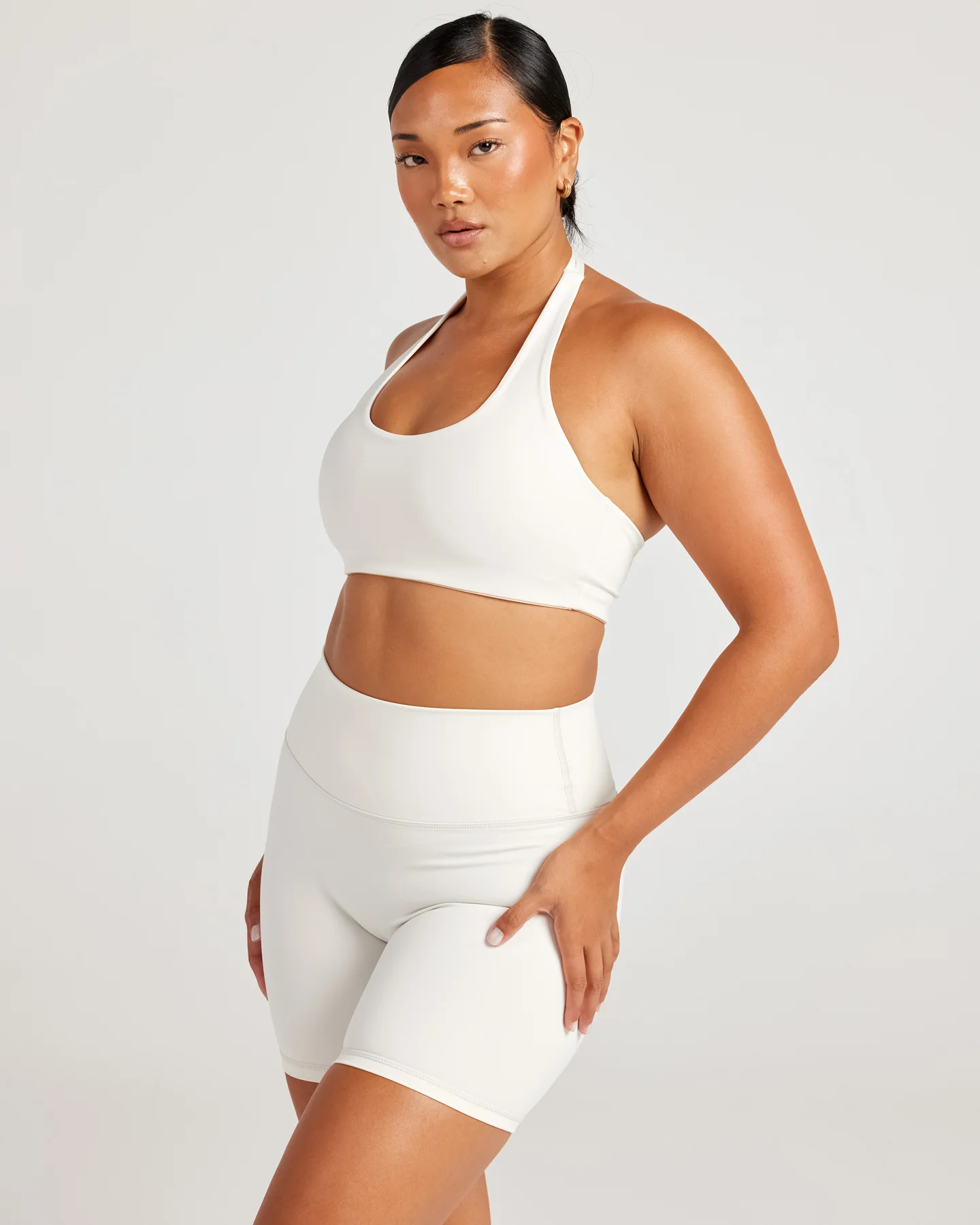 Aura Halter V2 Bra - Vanilla Latte - Image 4