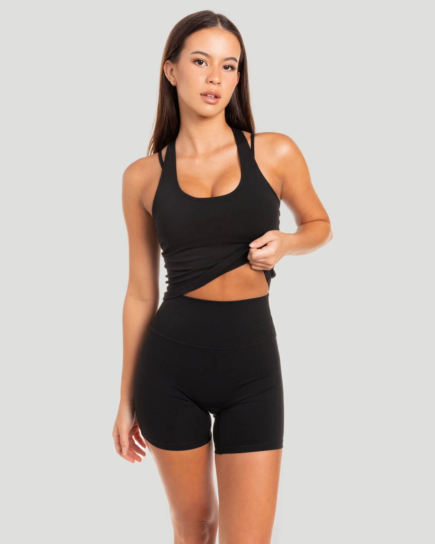 Aura Racer Tank - Black - Image 4