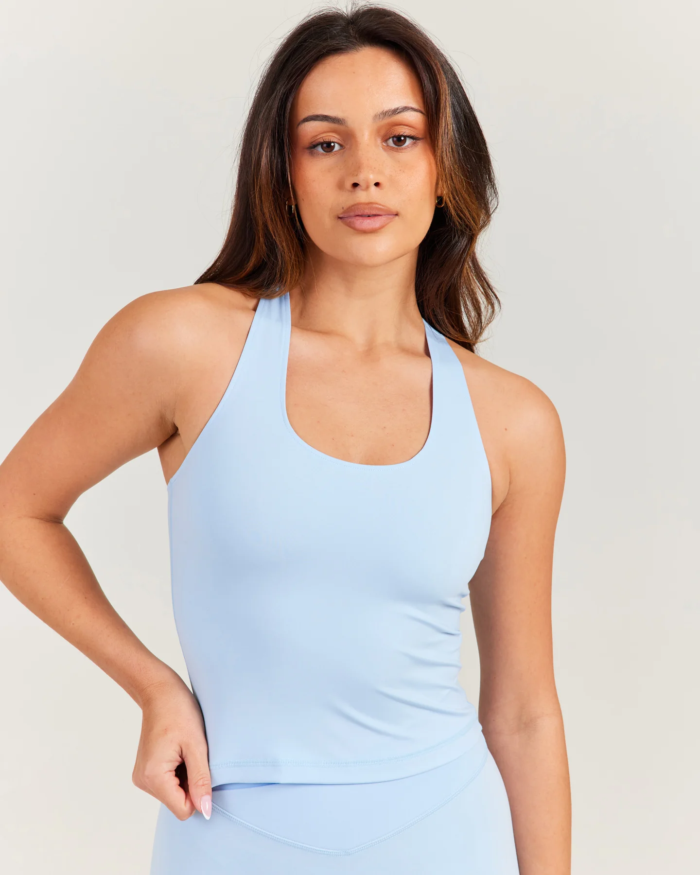 Aura Racer Tank - Blue - Image 3