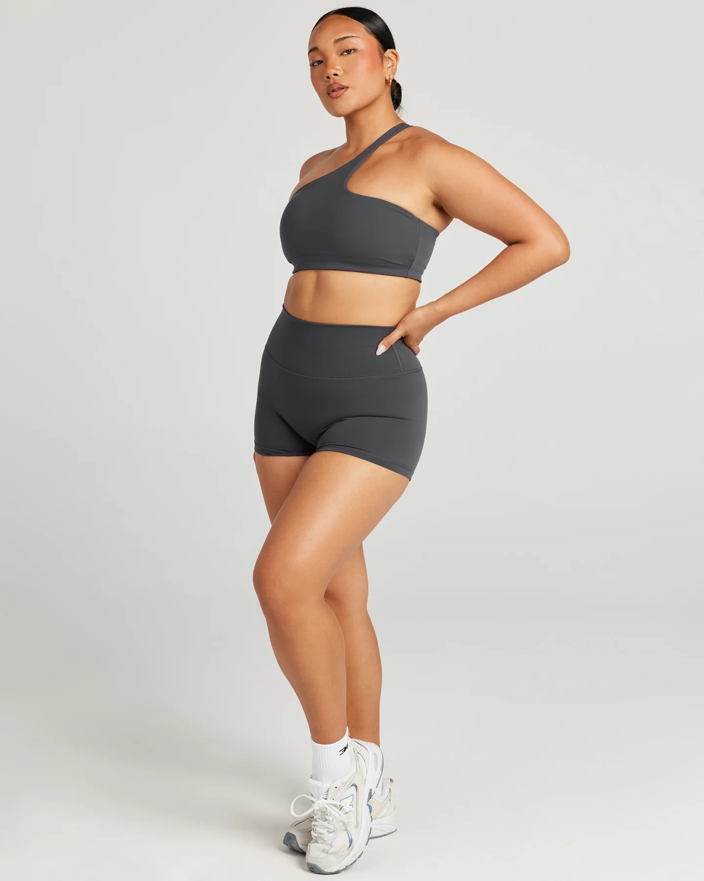 Aura SF Micro Shorts - Charcoal - Image 7