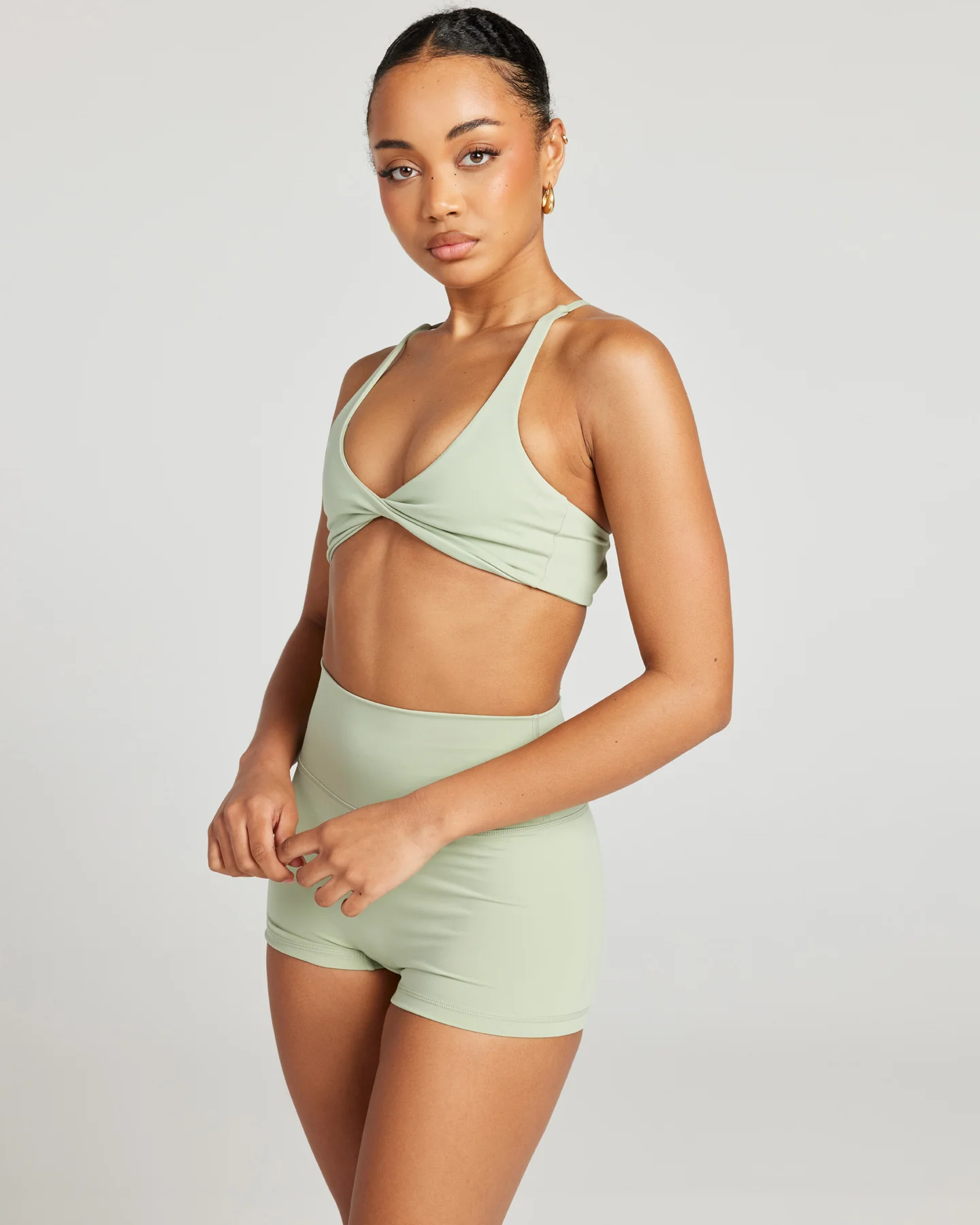 Aura Vantage Bra - Light Sage - Image 3