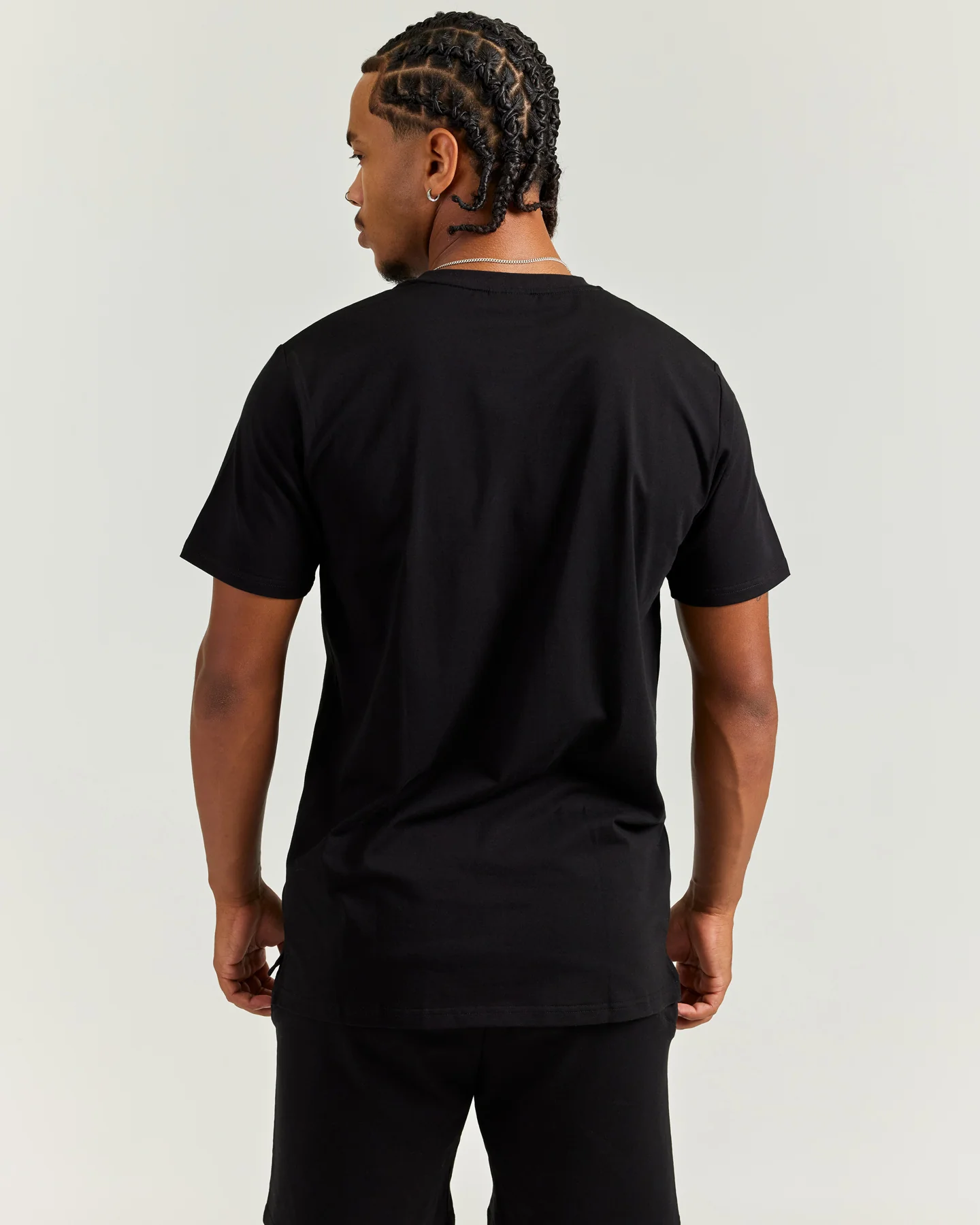 Classic Fitted Tee - Black - Image 2