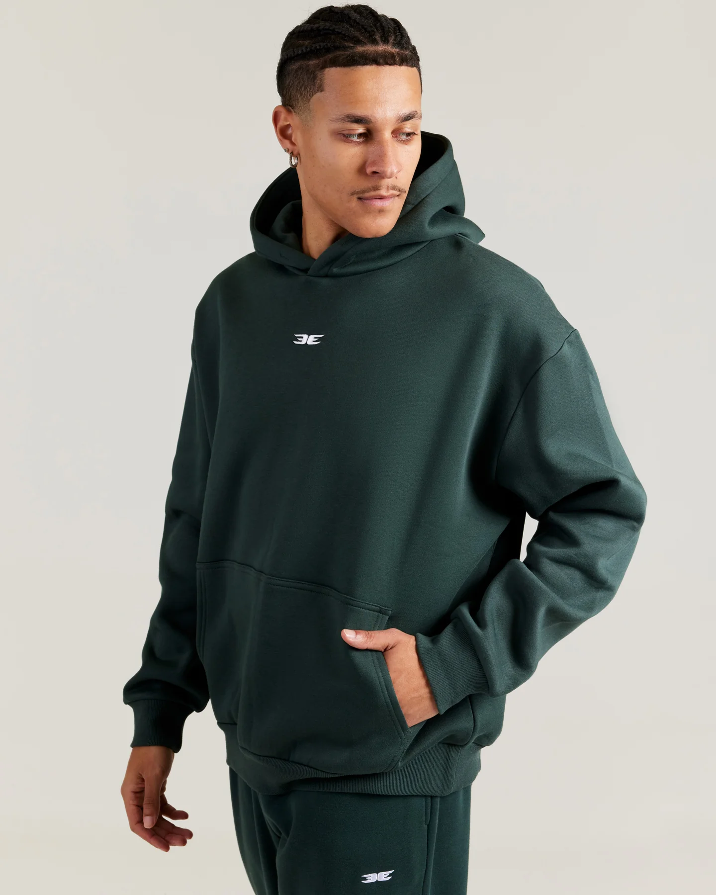 Classic Hoodie - Dark Green - Image 4