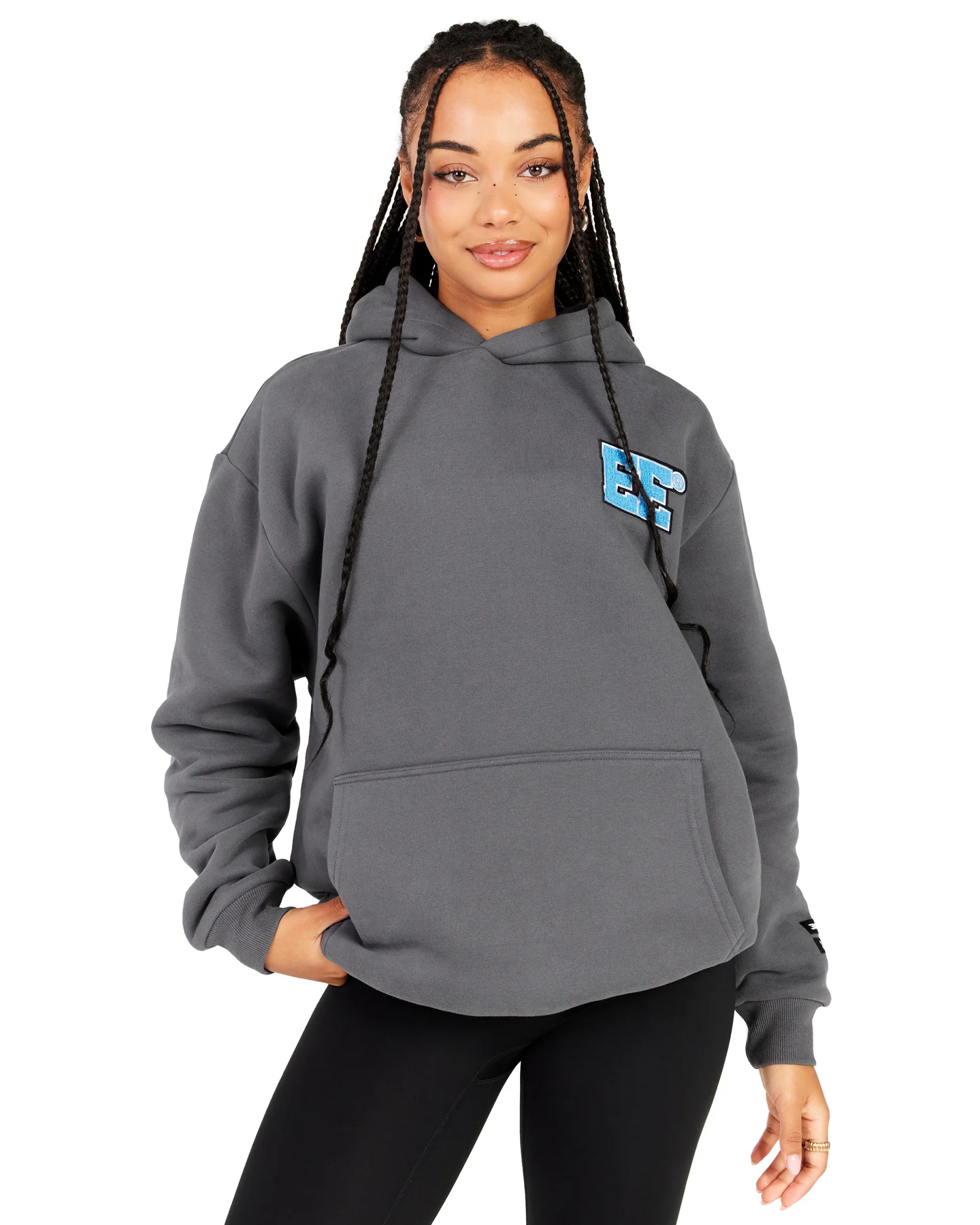Collegiate V2 Hoodie - Cool Slate - Image 3