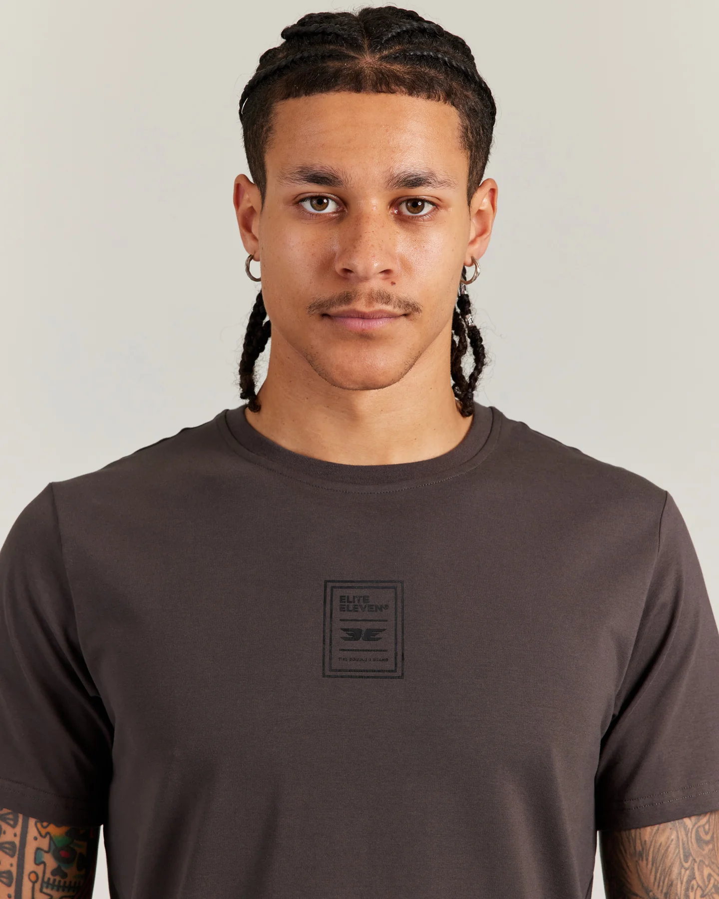Double E Fitted Tee - Slate - Image 4