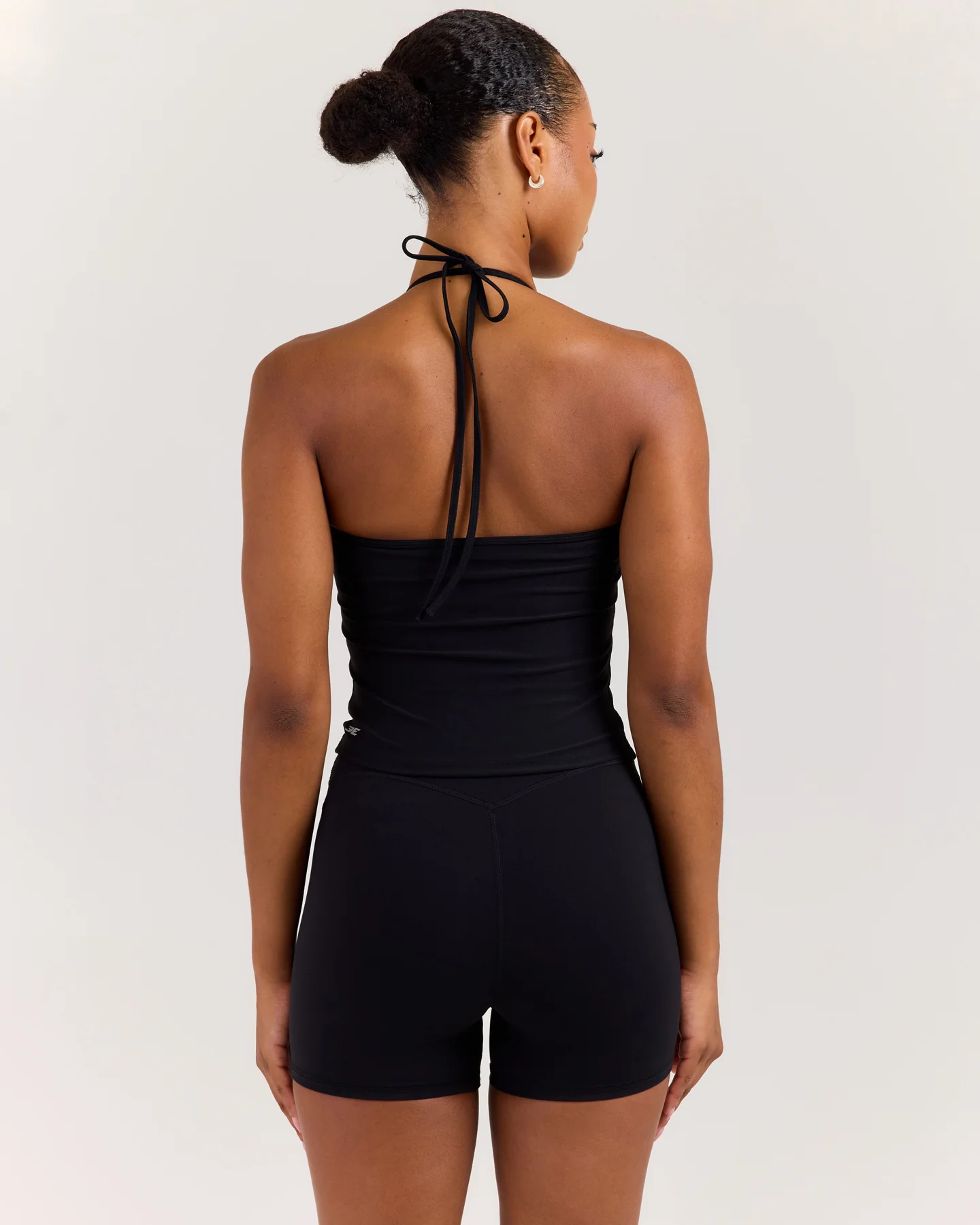 EE Halter Tie Tank - Black - Image 2