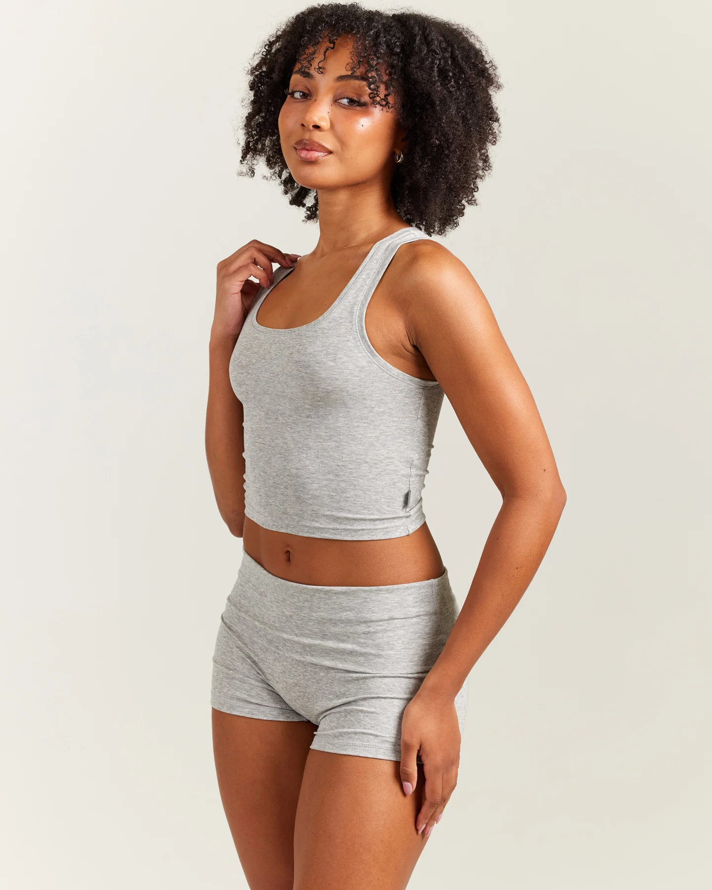 EE Lounge Singlet - Heather Grey - Image 4