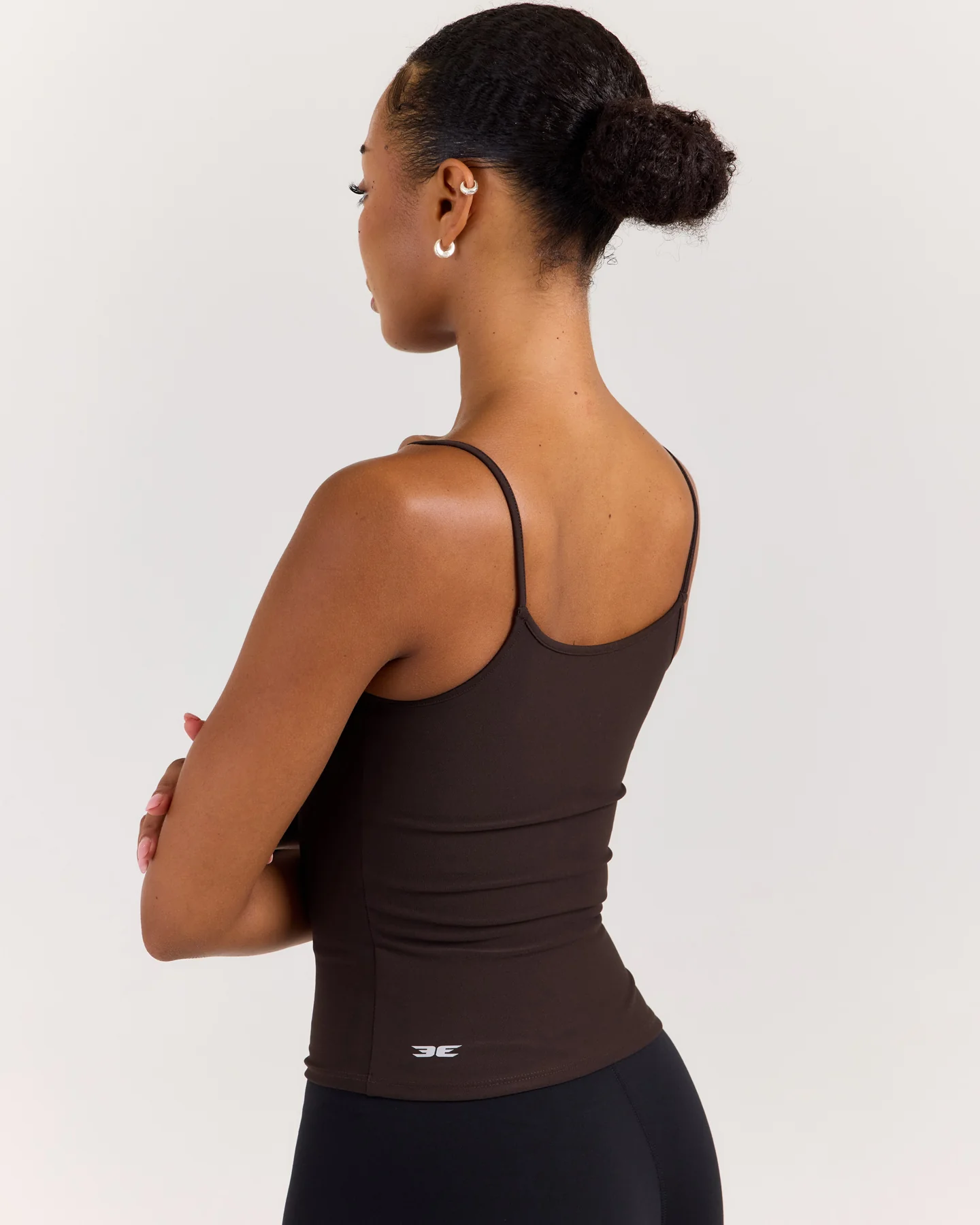 EE Thin Strap Tank - Coffee Bean - Image 4