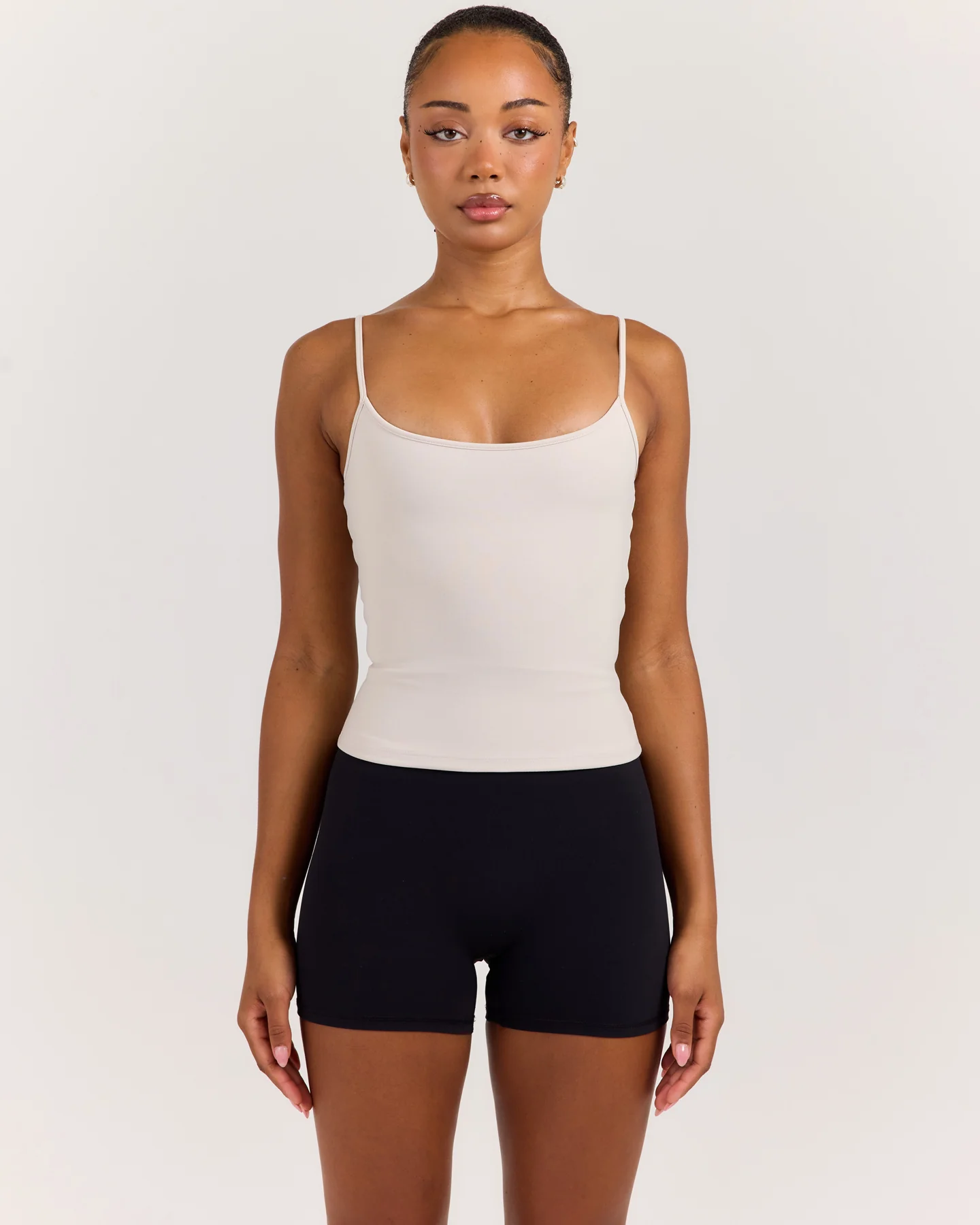 EE Thin Strap Tank - Stone