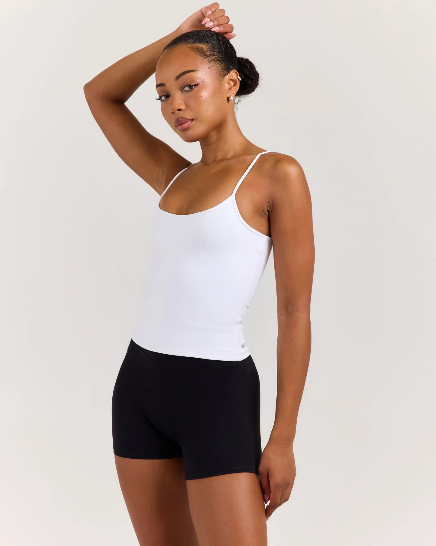 EE Thin Strap Tank - White - Image 3