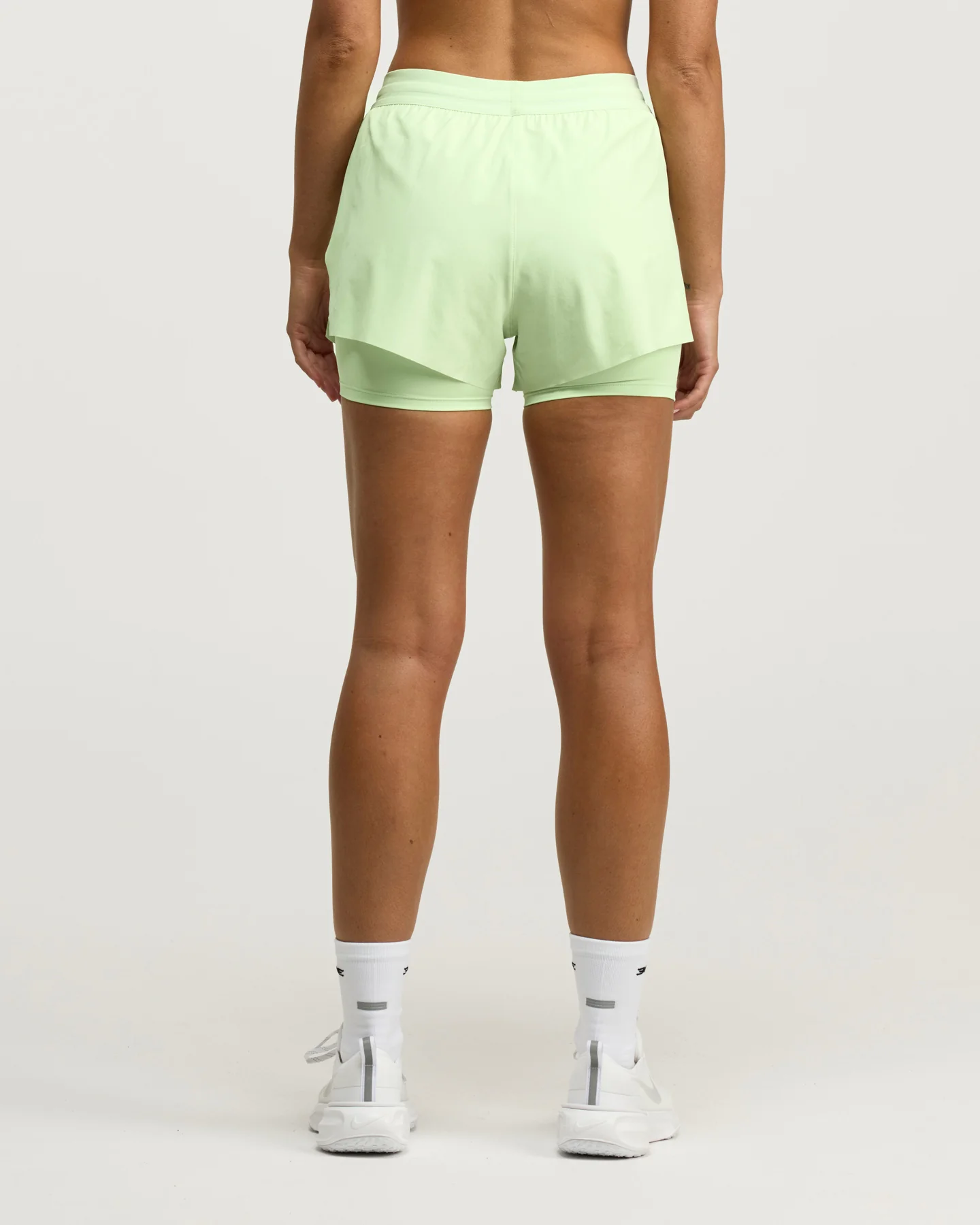 EE Ultra 2 in 1 Shorts - Lime - Image 2