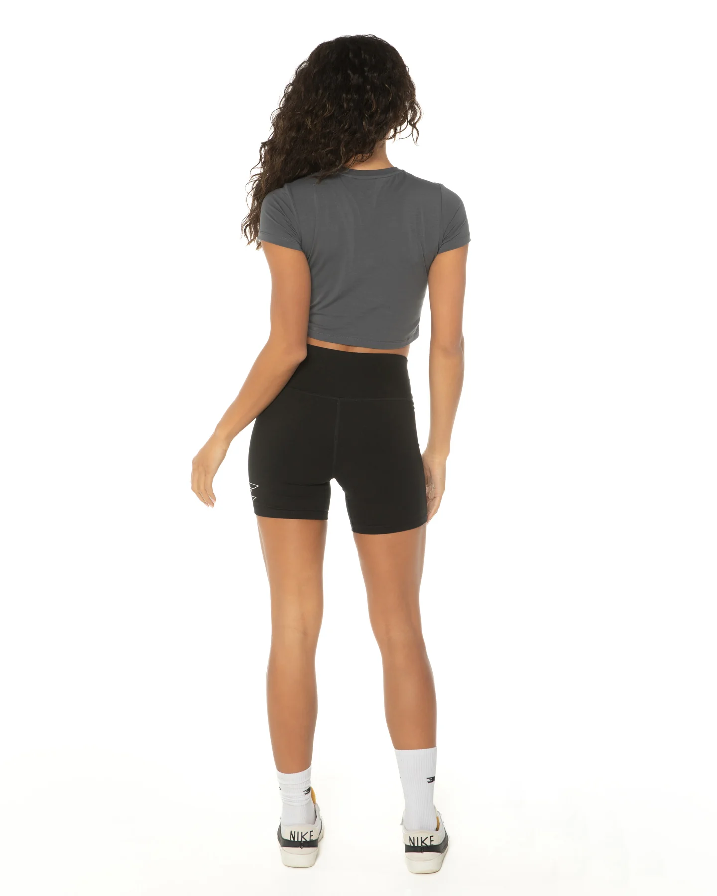 Elite Crop Tee - Dark Grey - Image 3