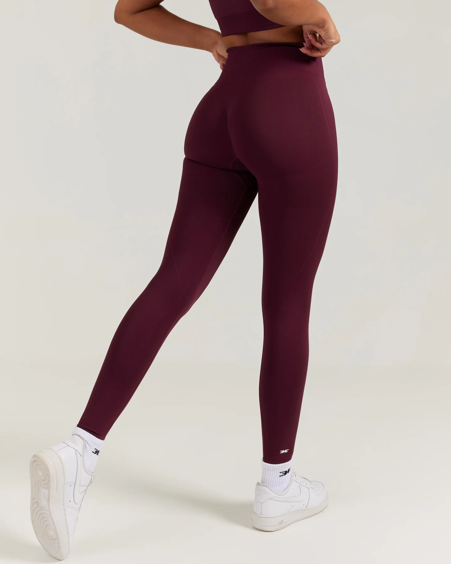 Elite Seamless Leggings - Cherry Cola - Image 2