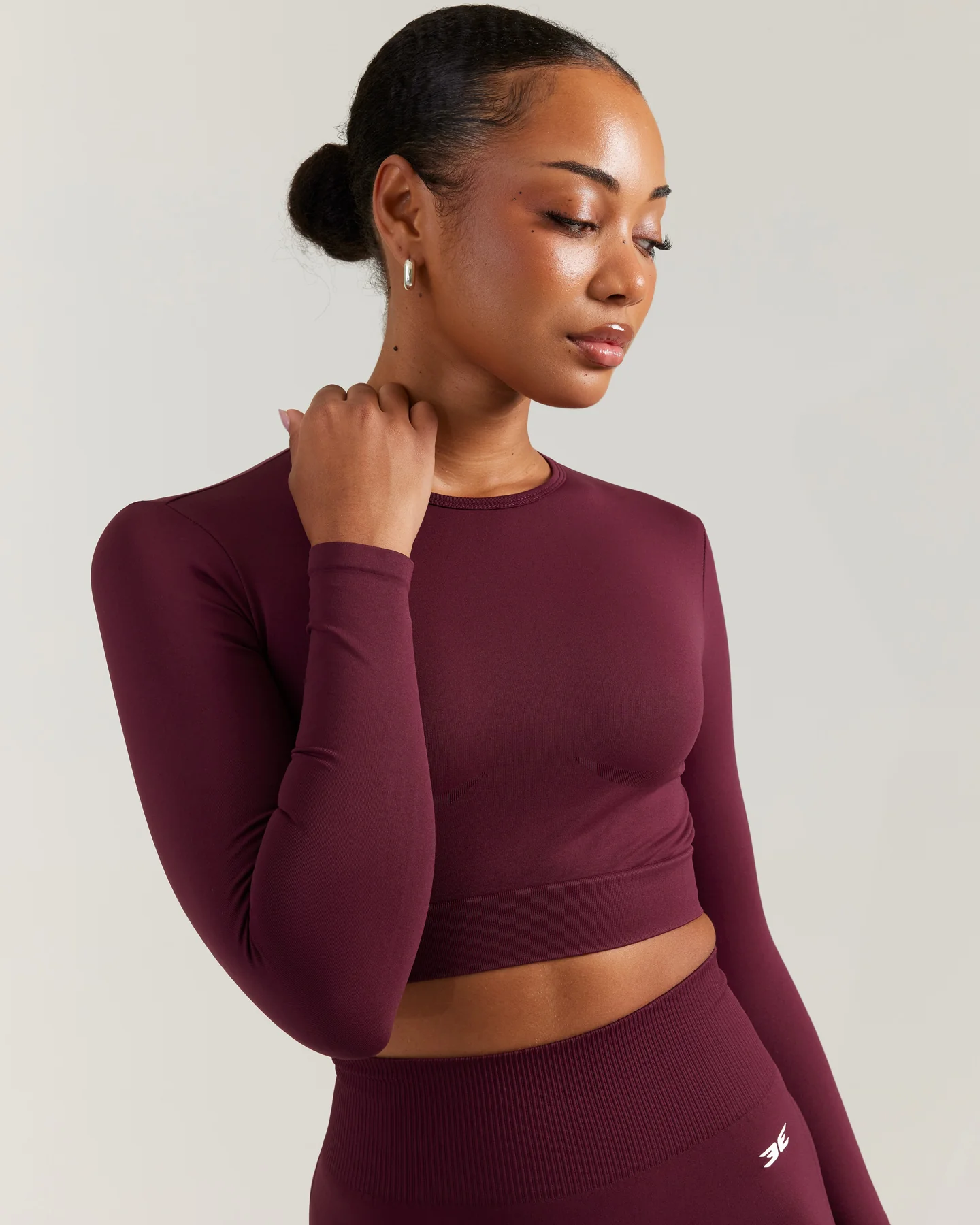 Elite Seamless Long Sleeve - Cherry Cola - Image 4