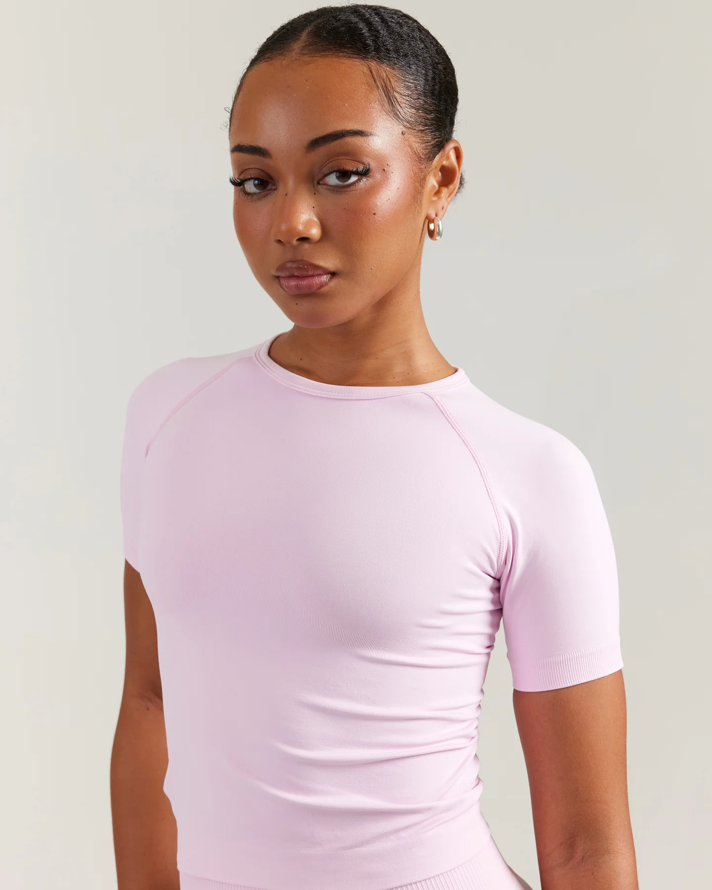 Elite Seamless Tee - Baby Pink - Image 4