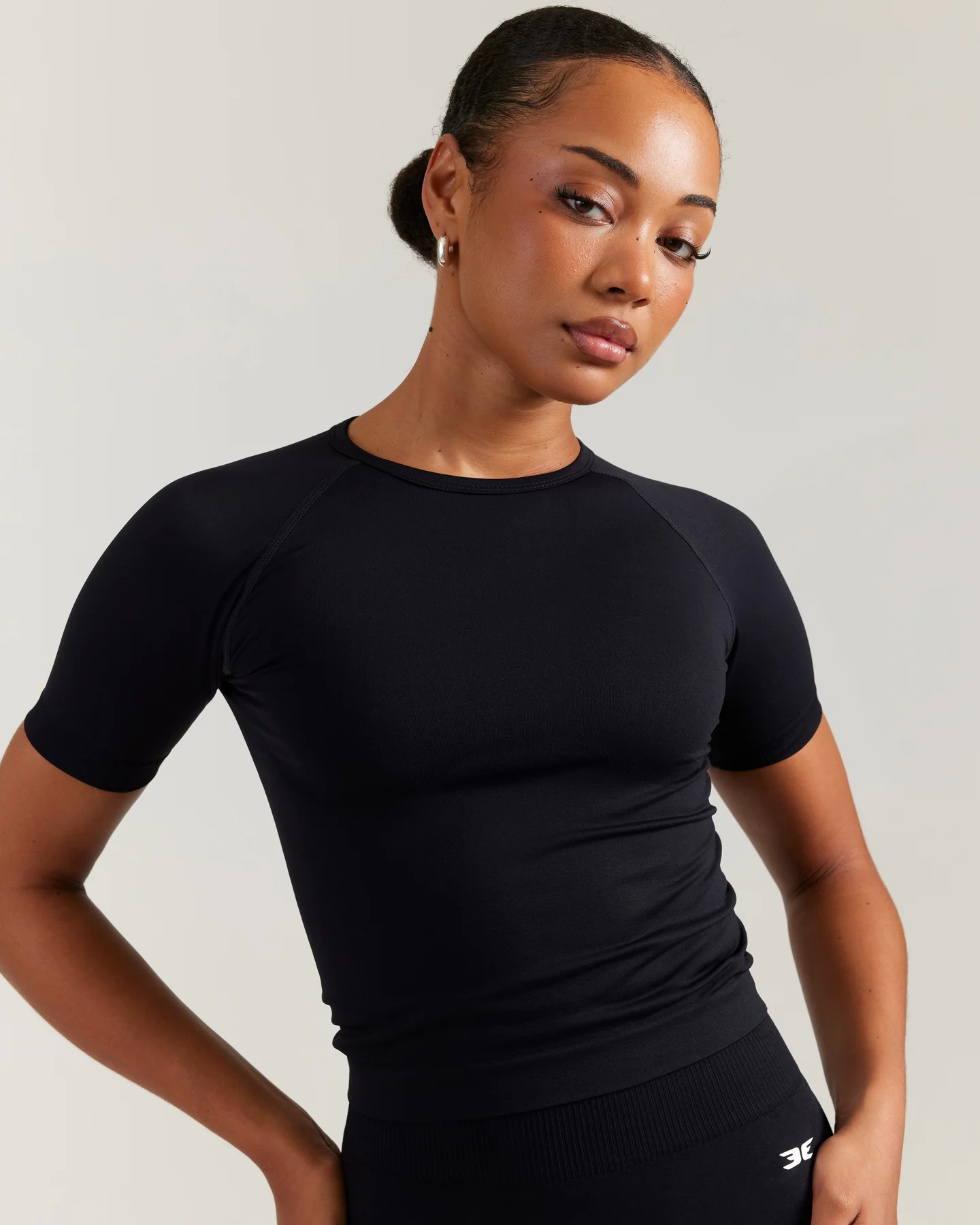 Elite Seamless Tee - Black - Image 4