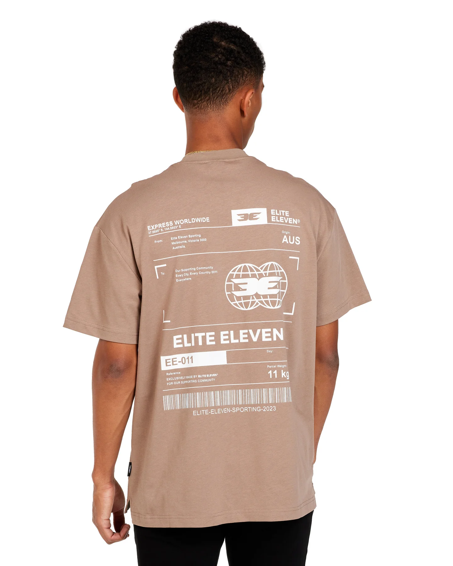 Express Tee - Taupe - Image 2