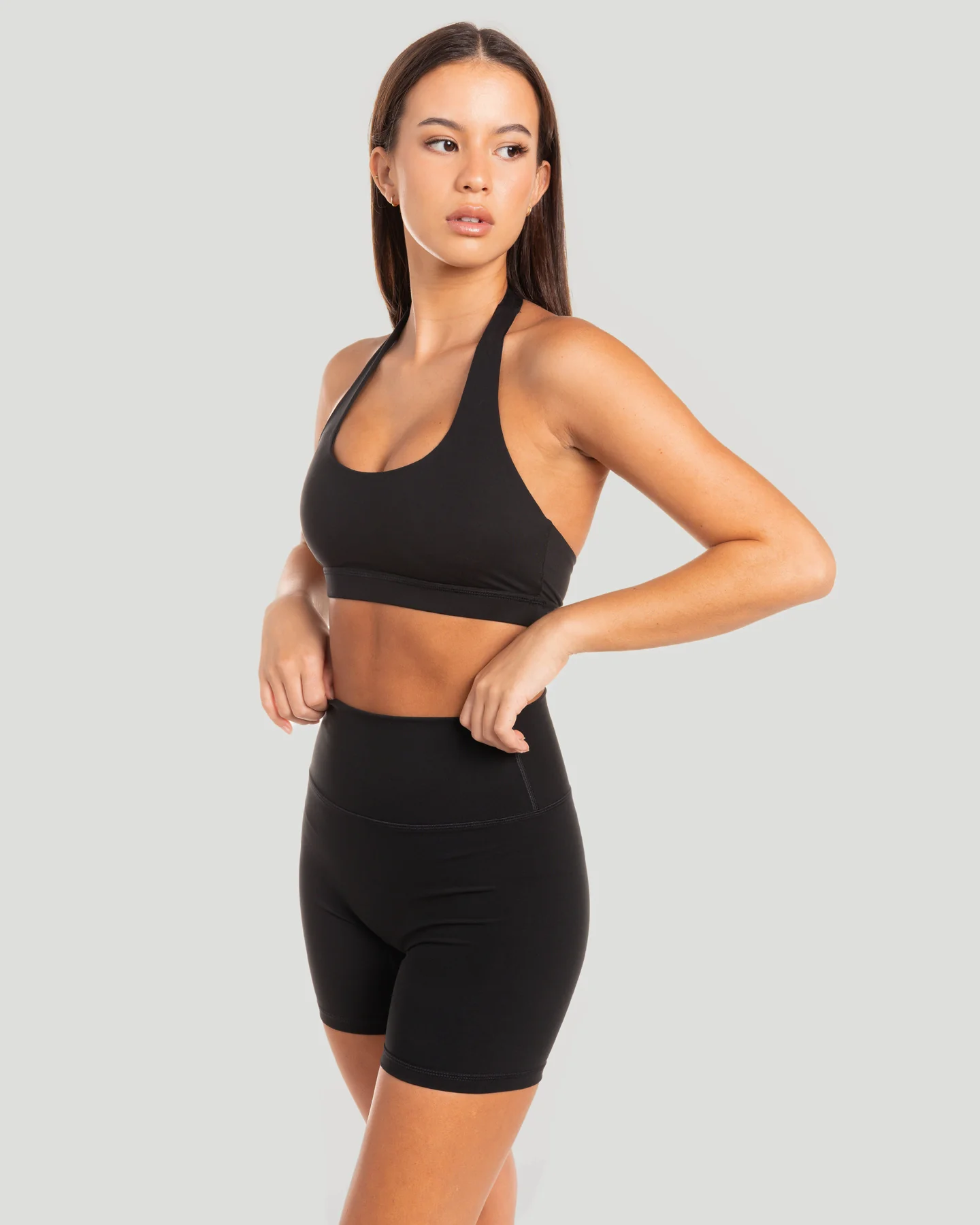 Halter Bra - Black - Image 6