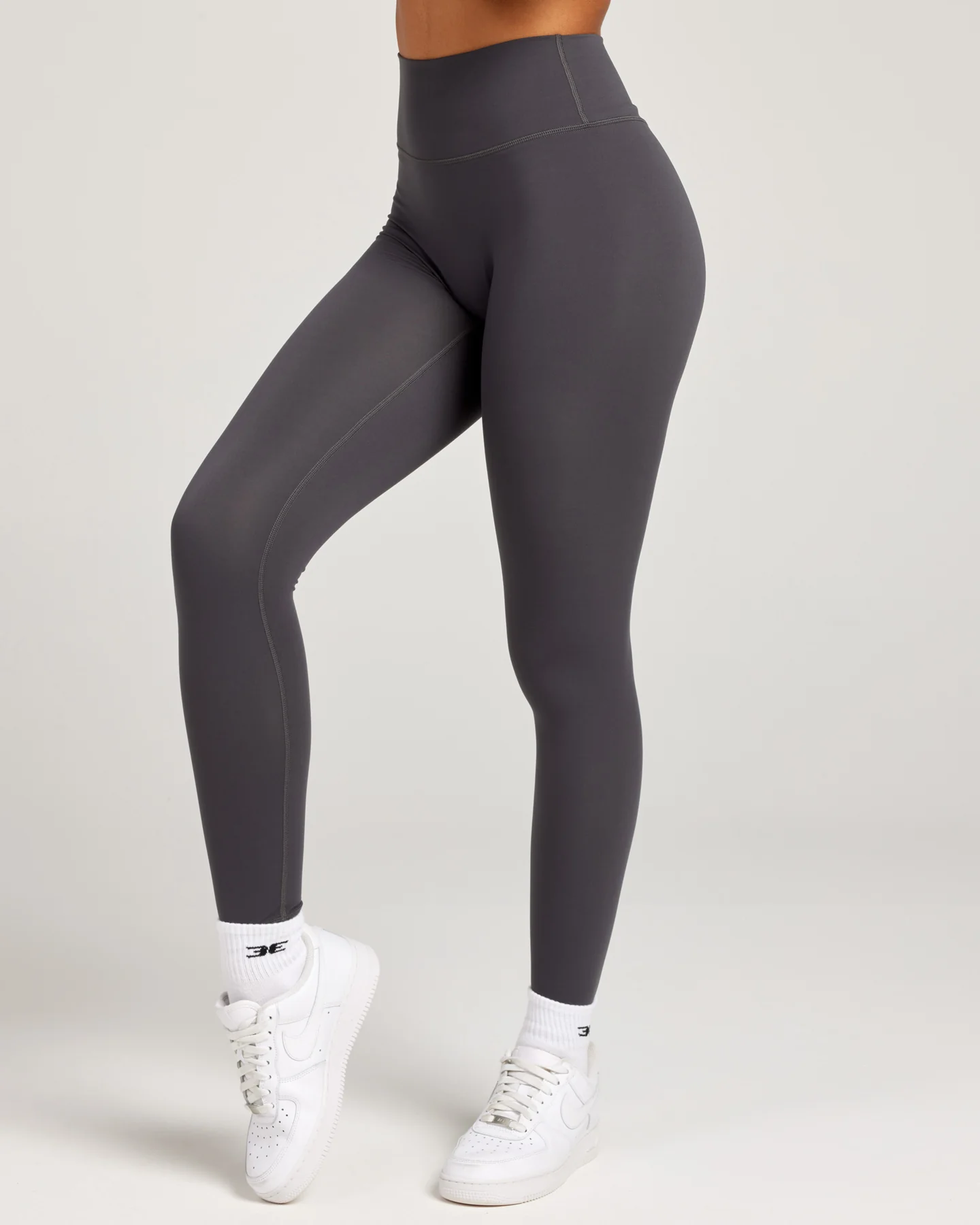 Invisible Scrunch Leggings - Charcoal - Image 3
