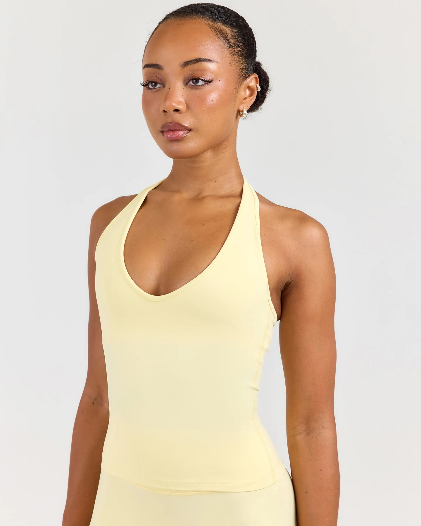 Luna Halter Tank - Butter - Image 4