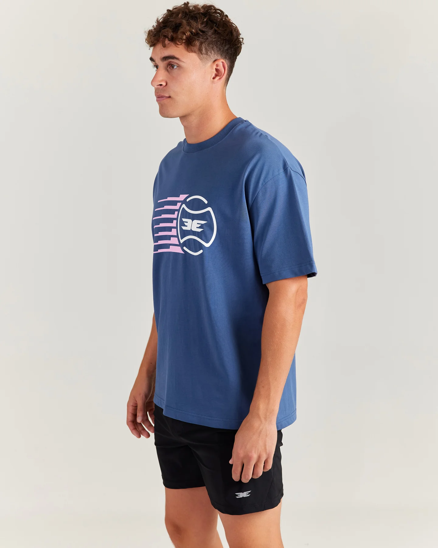 Men's Empire Tee - Steel Blue - Image 3