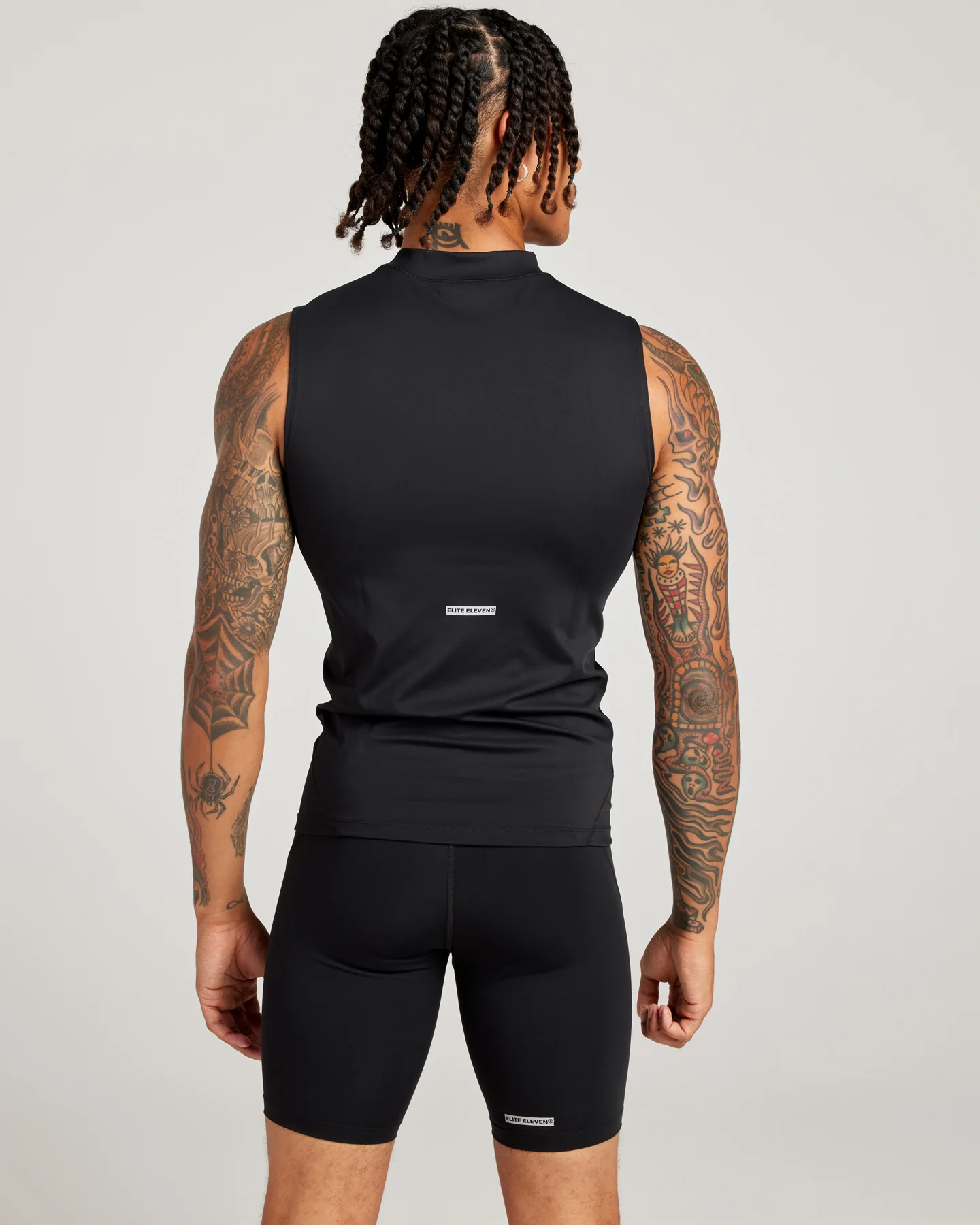 Men's ProForm Mock Neck Tank - Black - Image 2