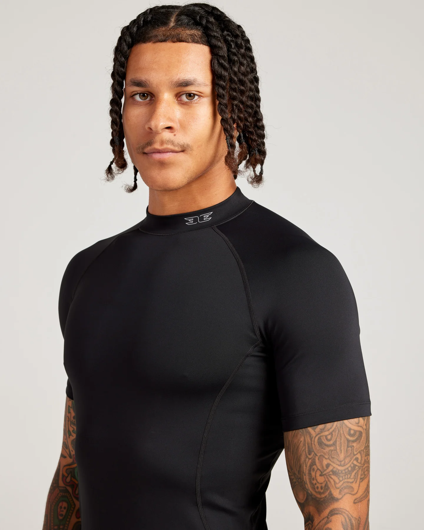Men's ProForm Mock Neck Tee - Black - Image 4