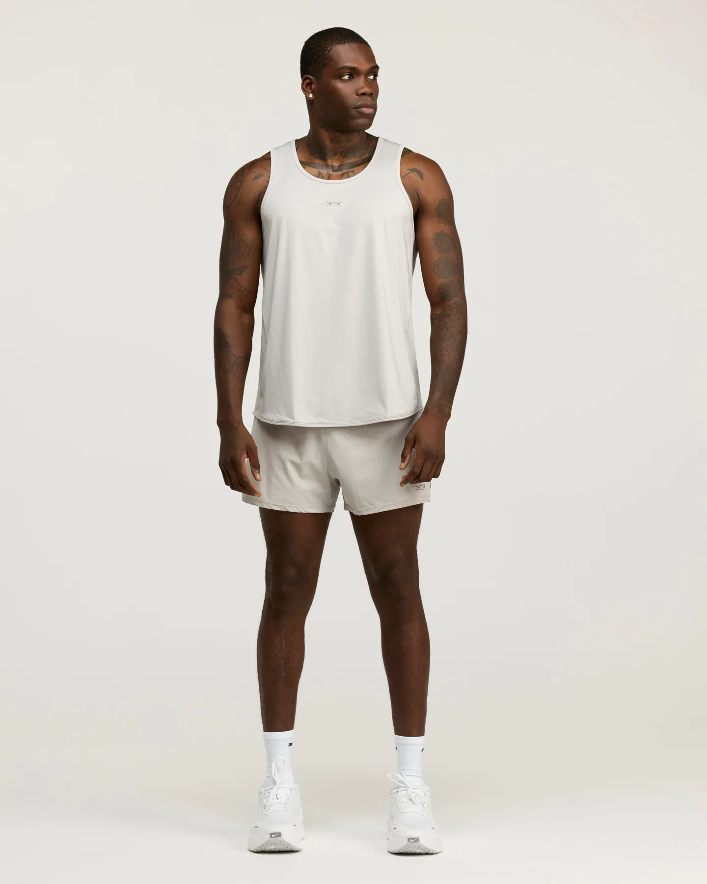 Men's ProSport Singlet - Stone Grey - Image 4