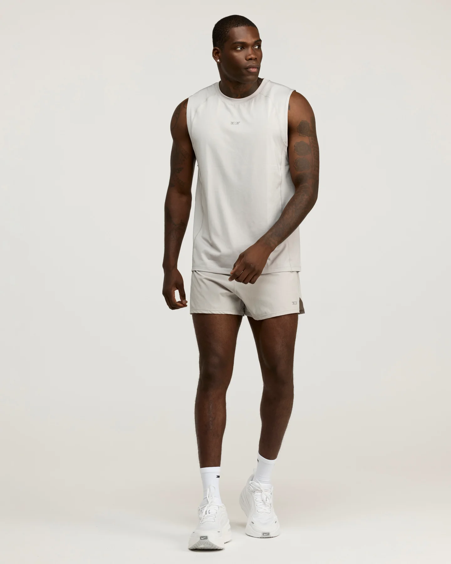 Men's ProSport Tank - Stone Grey - Image 5