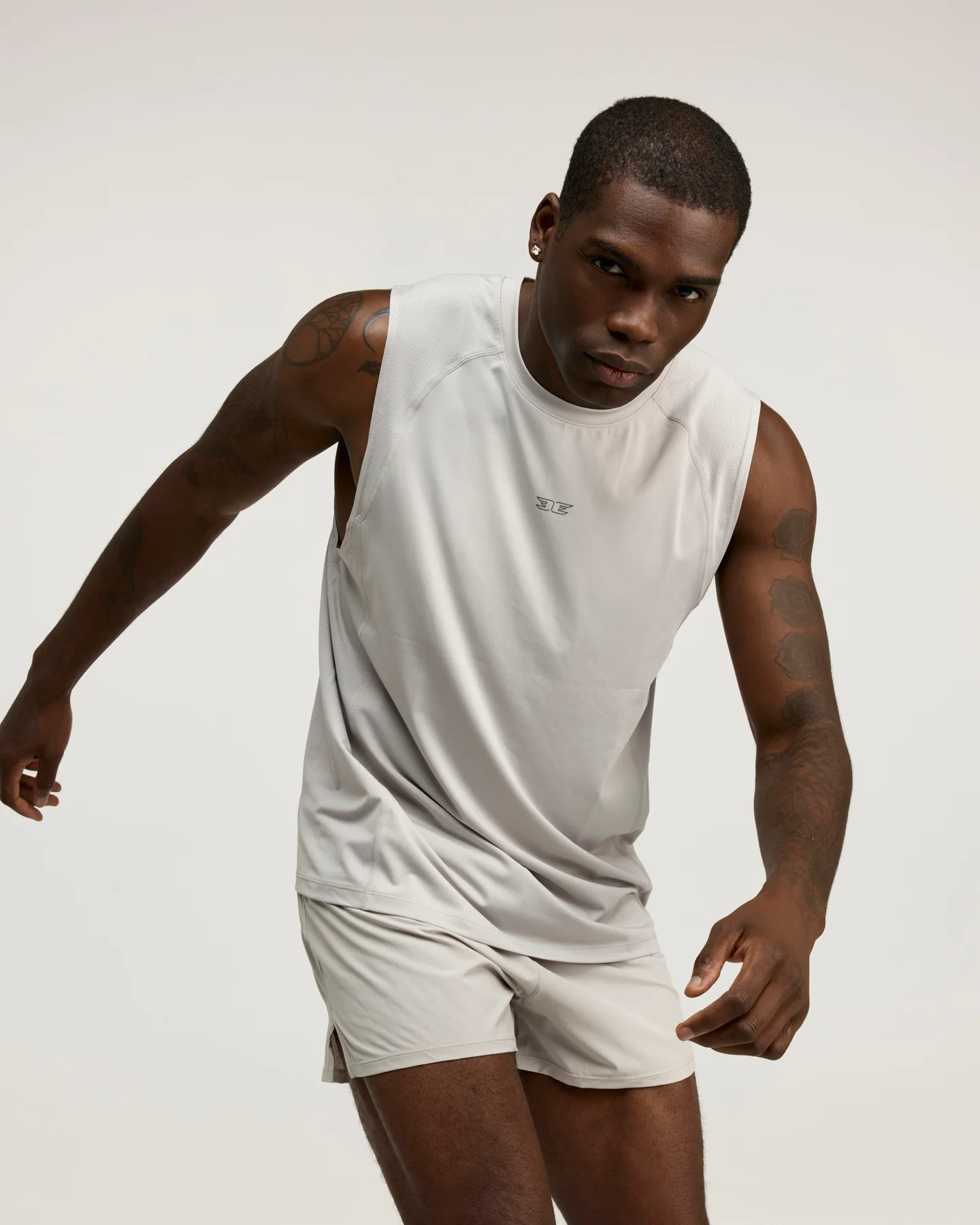 Men's ProSport Tank - Stone Grey - Image 6