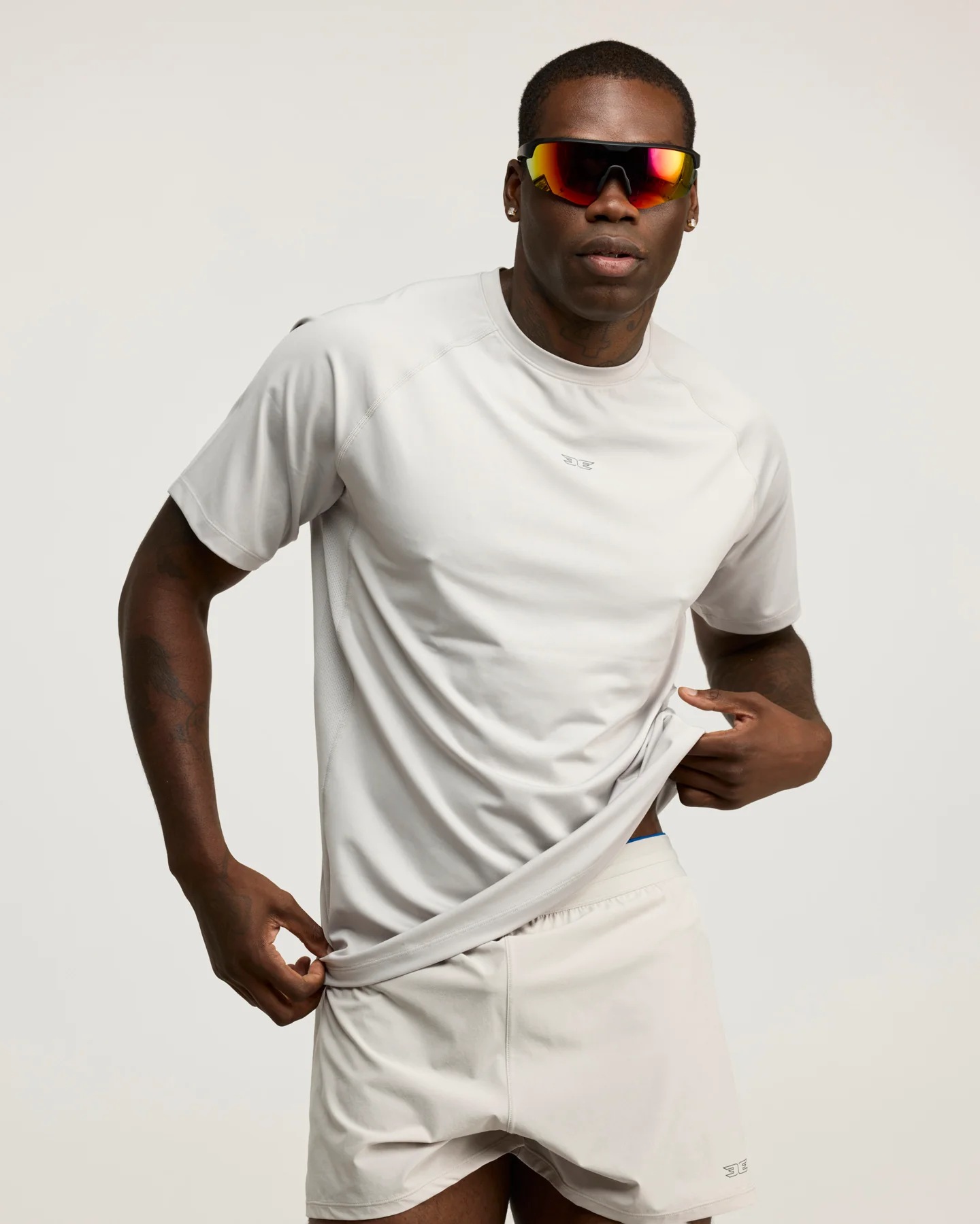 Men's ProSport Tee - Stone Grey - Image 4