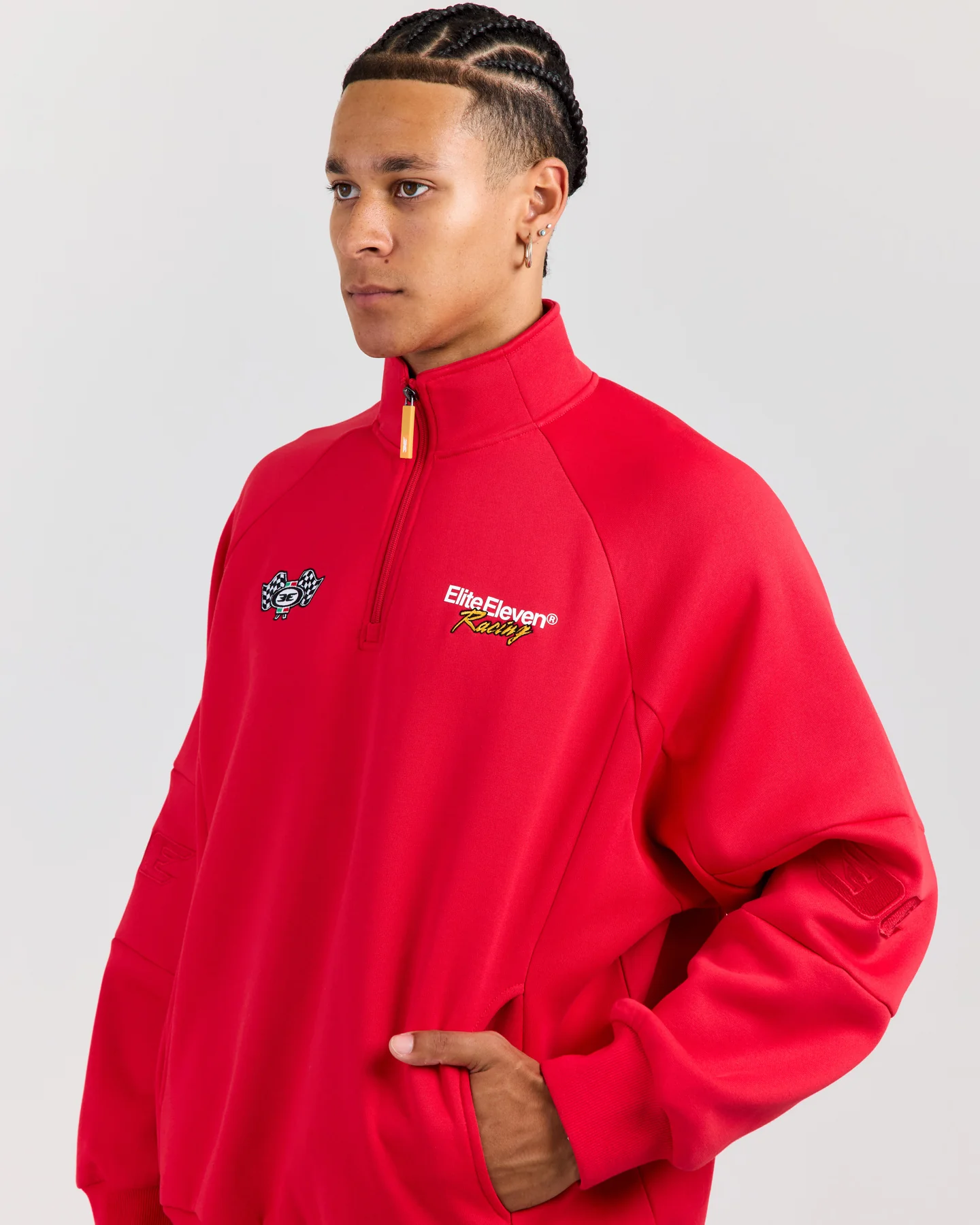 Motorsport 1/4 Zip - Red - Image 6
