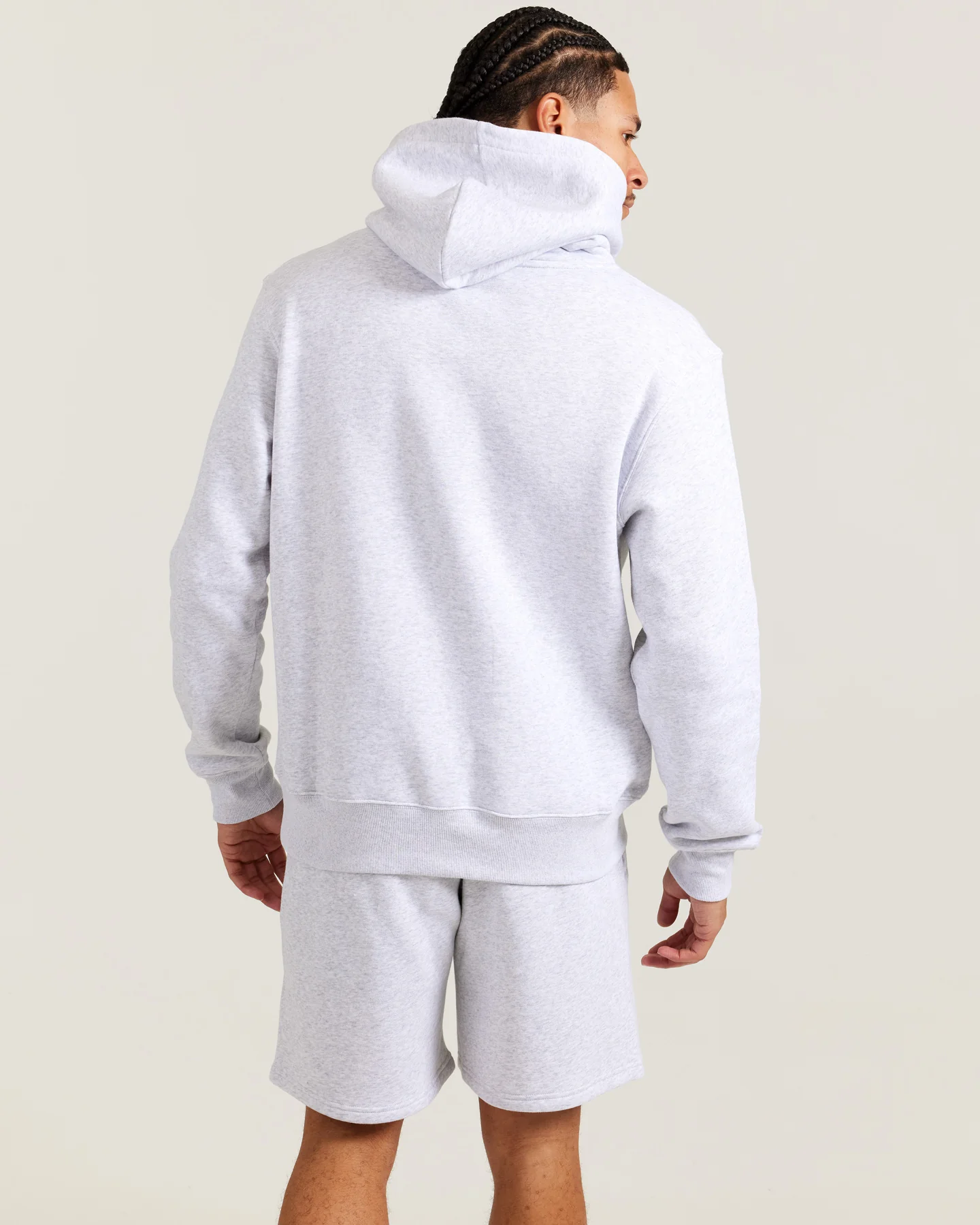 Omni Men's Hoodie - Grey Marle/Cherry Cola - Image 2