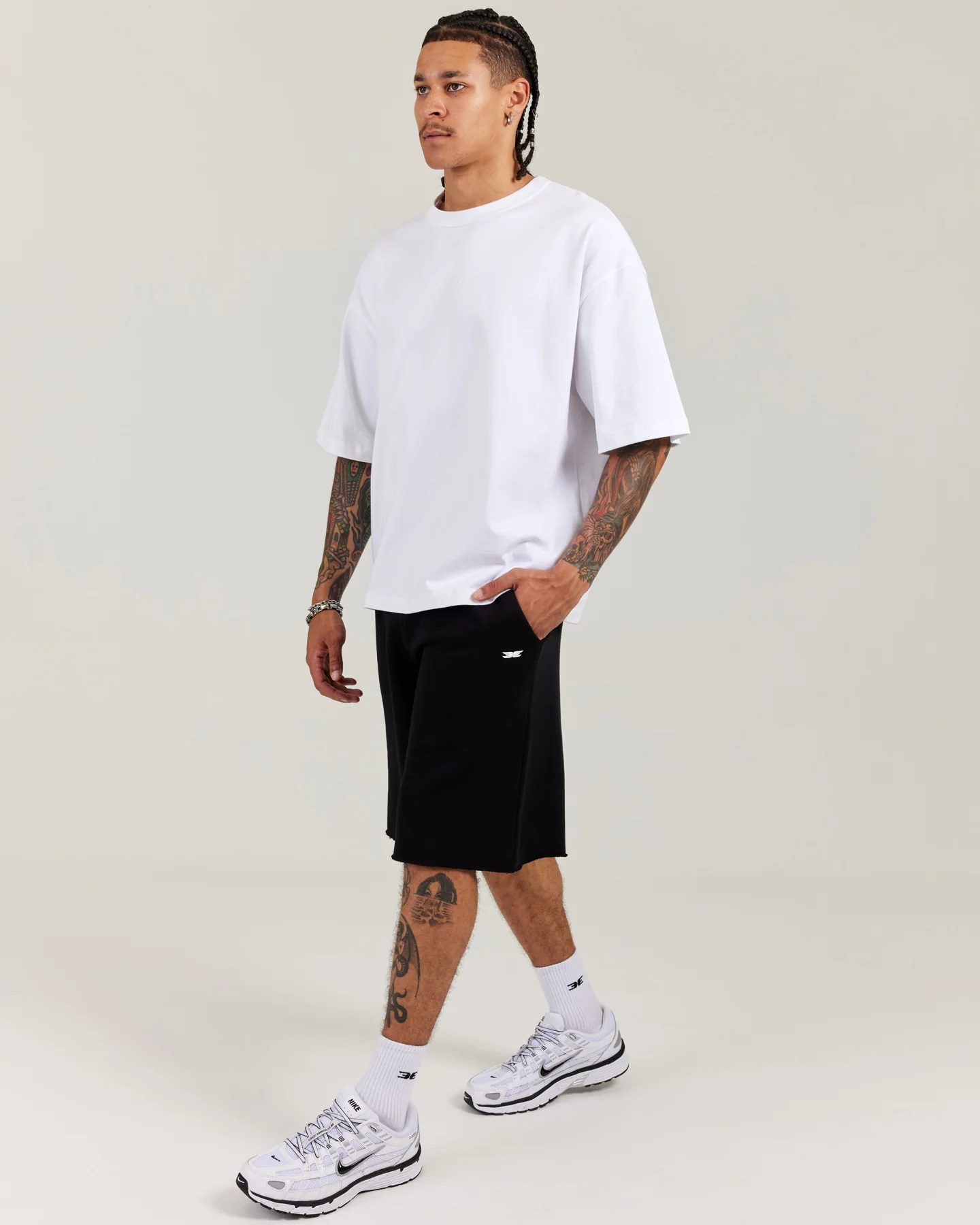 Omni Oversized Shorts - Black - Image 7