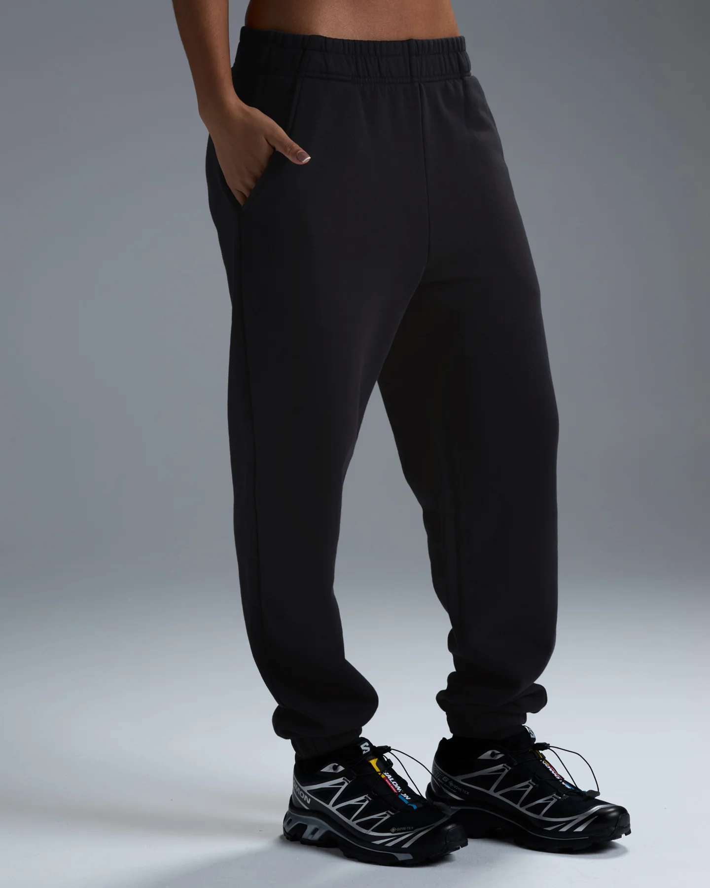 Premium Heavyweight Joggers - Black - Image 3