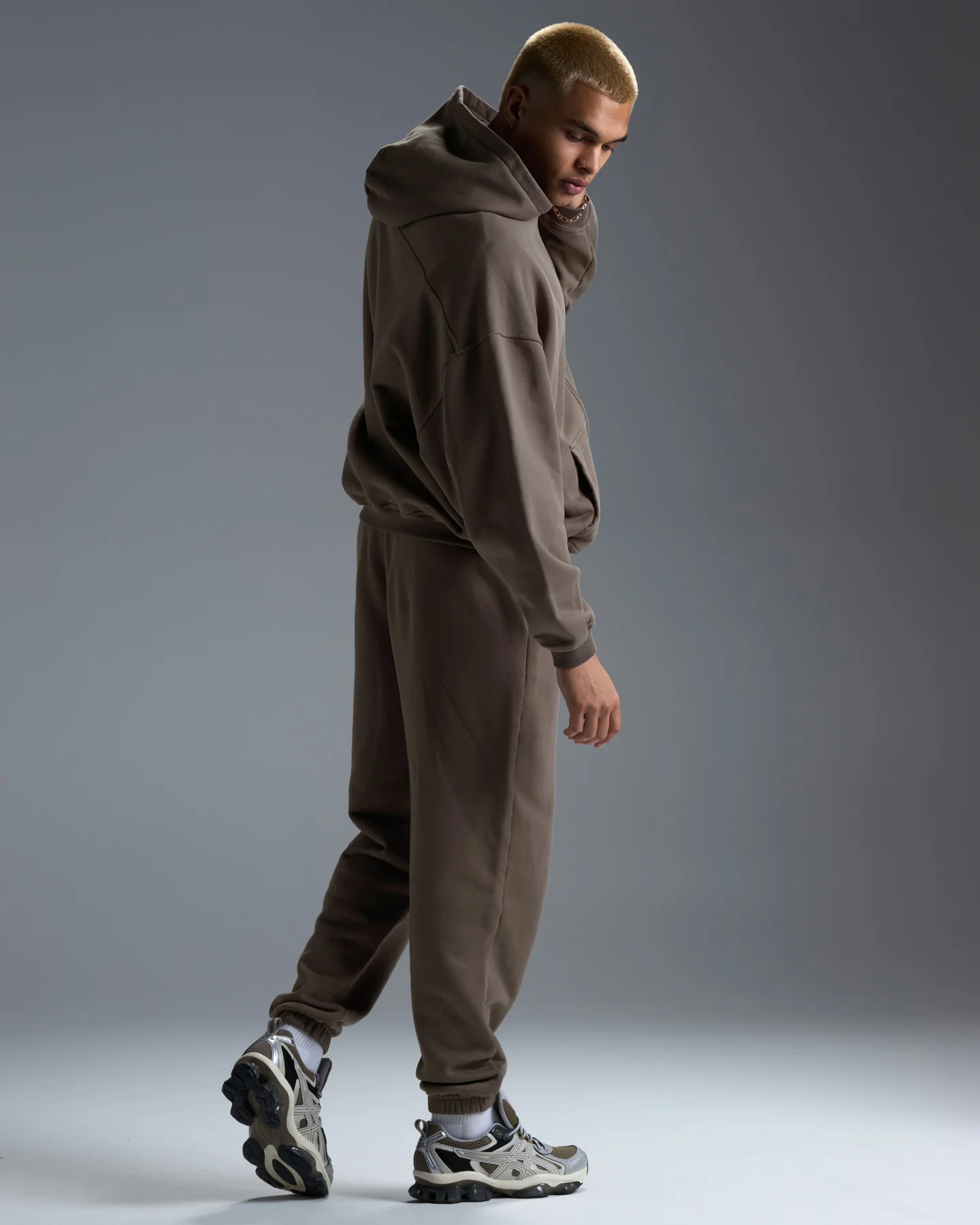 Premium Heavyweight Joggers - Dark Taupe - Image 10