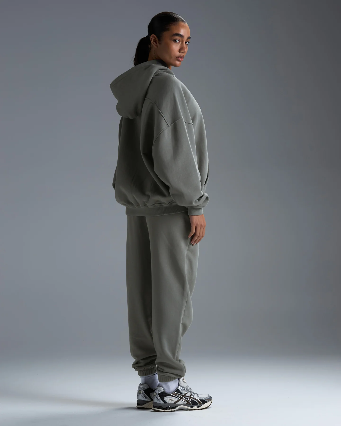 Premium Heavyweight Joggers - Fog Green - Image 9